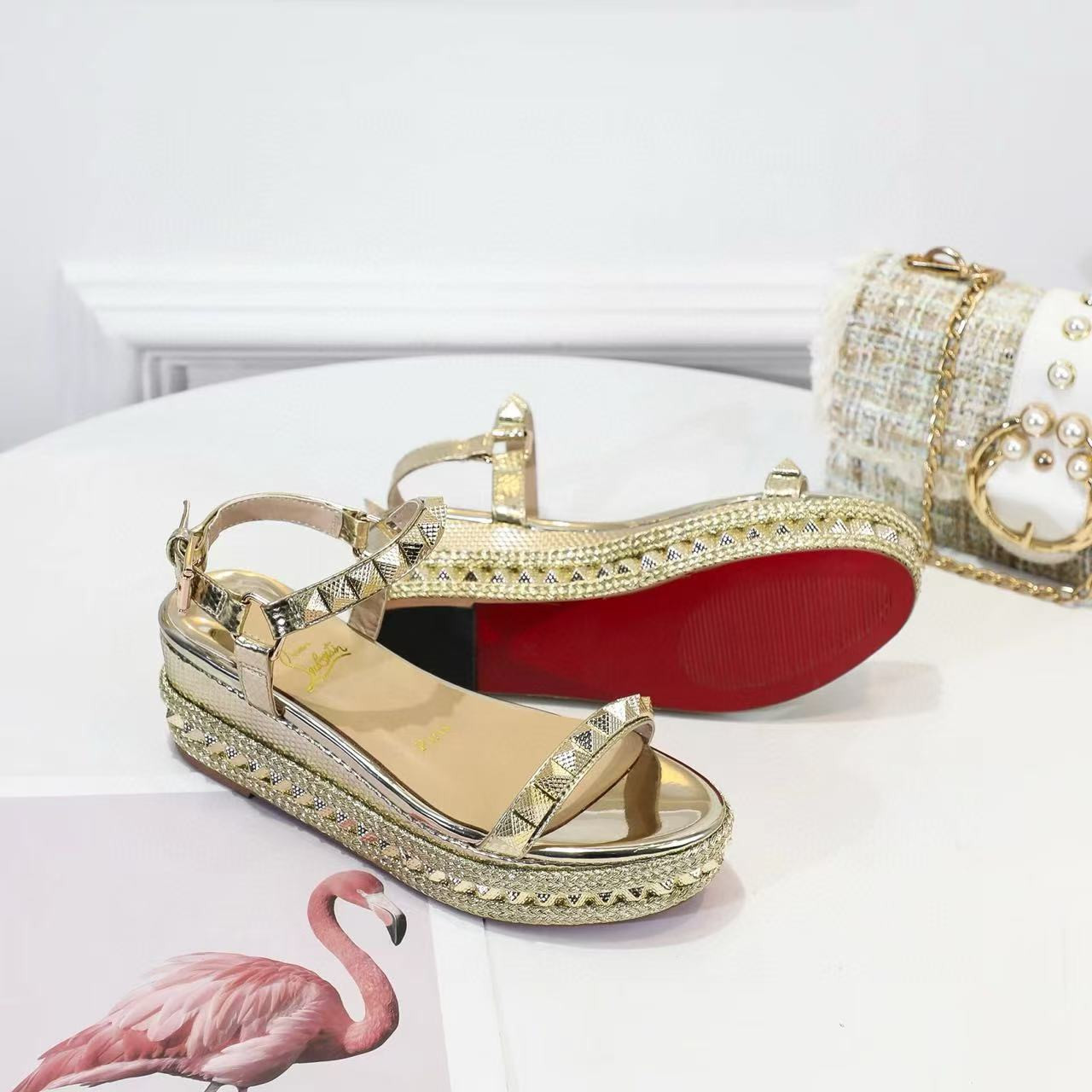 UA Ch**an Louboutin Pyraclou