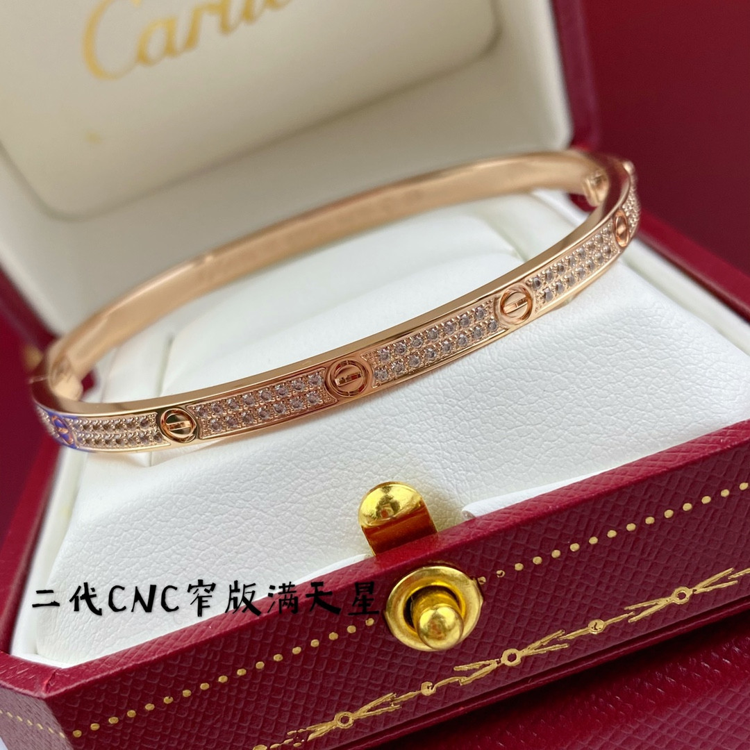 Ca*t*er Narrow Gypsophila Diamond Bracelet(No returns or exchanges accepted)
