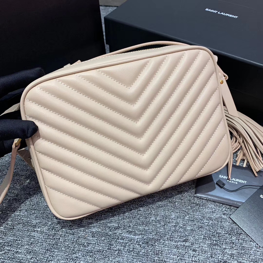 Y*L LOU Camera bag in quilted leather