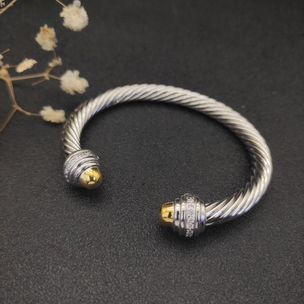dau1d Yvrm*n 7mm wrap bracelet(wrist circumference 15-20cm)
