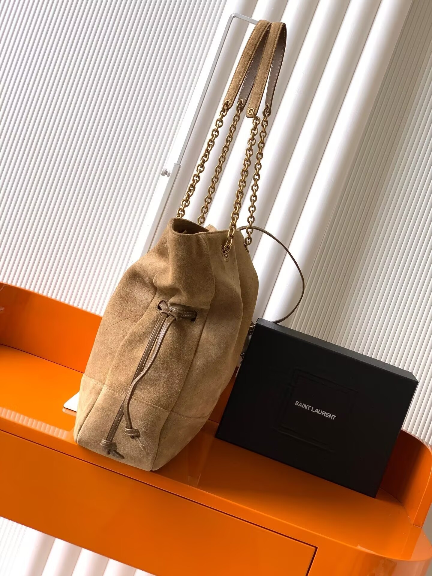 Y*L jamie shopping in suede 35x35x10cm
