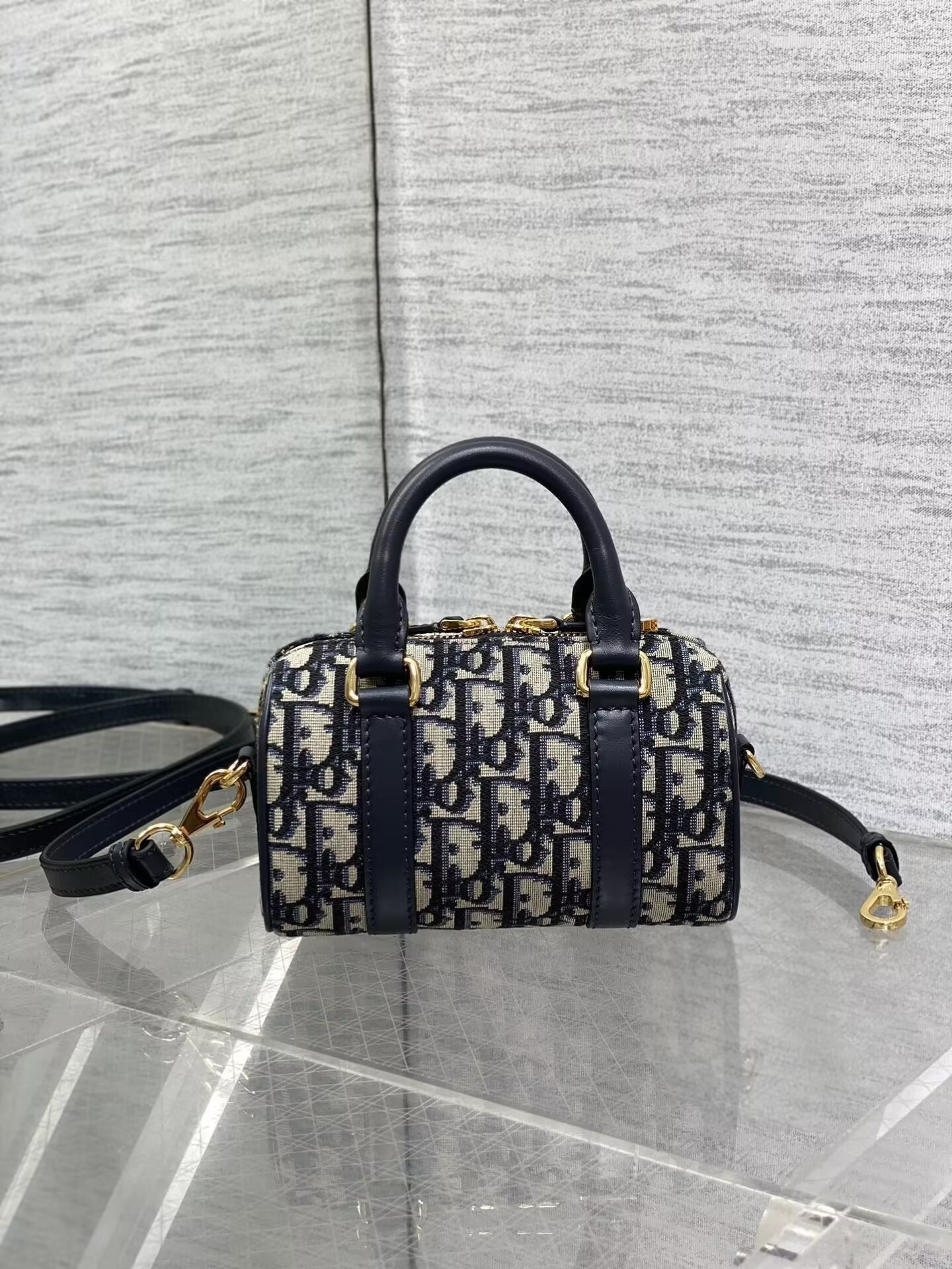 D*0r Groove 17 Bag Blue D*0r Oblique Jacquard 17x10x8cm