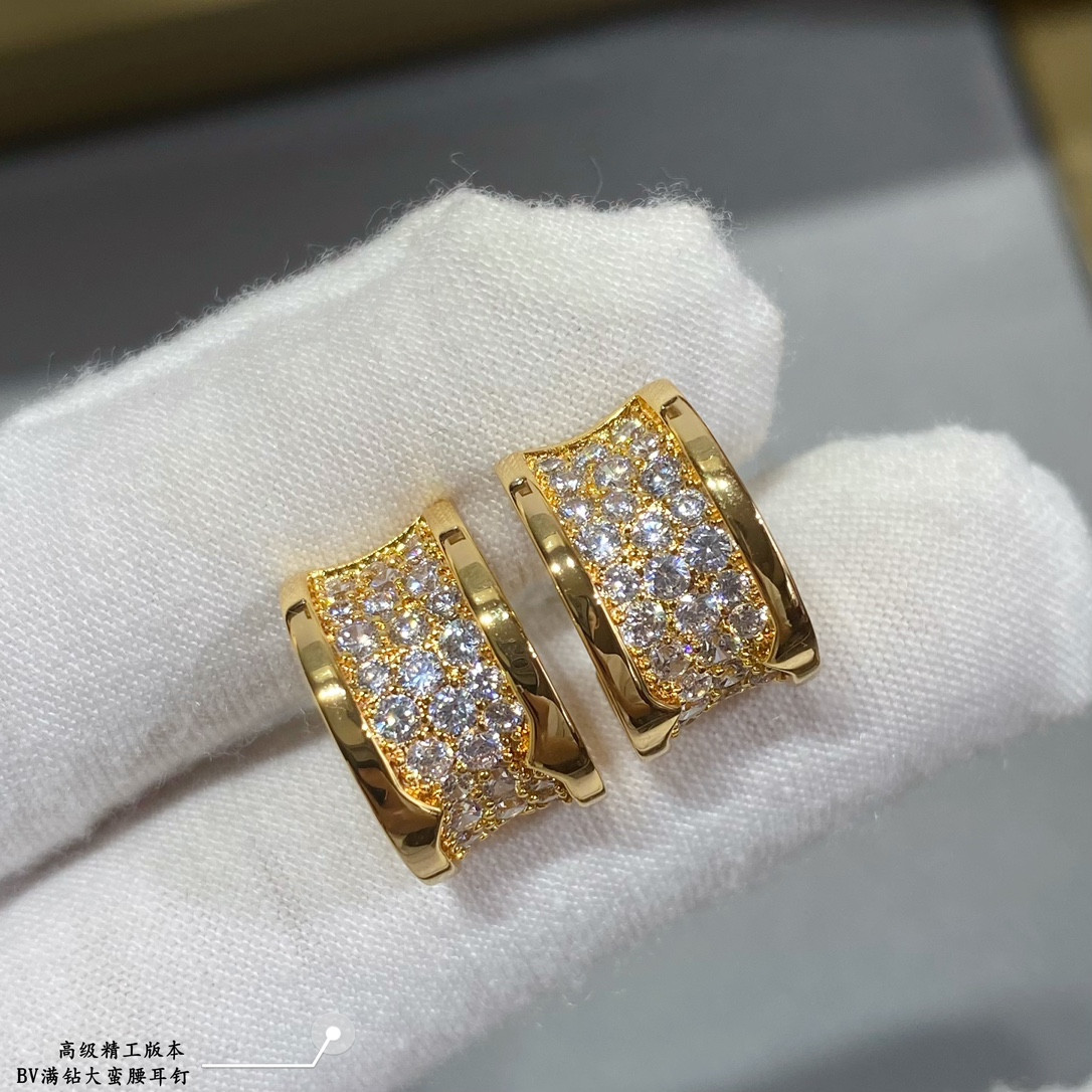 B*l*ai Full of diamond waist Earrings