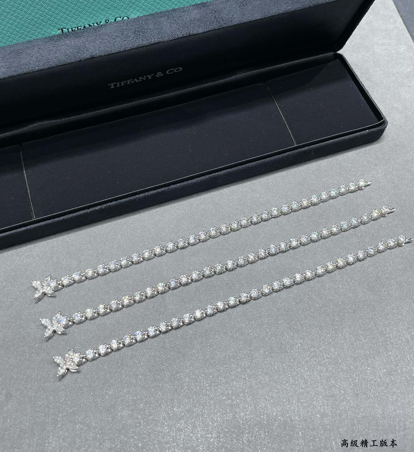 T*f*ny & Co. Soleste Marquise Diamond Full Bracelet Ag925