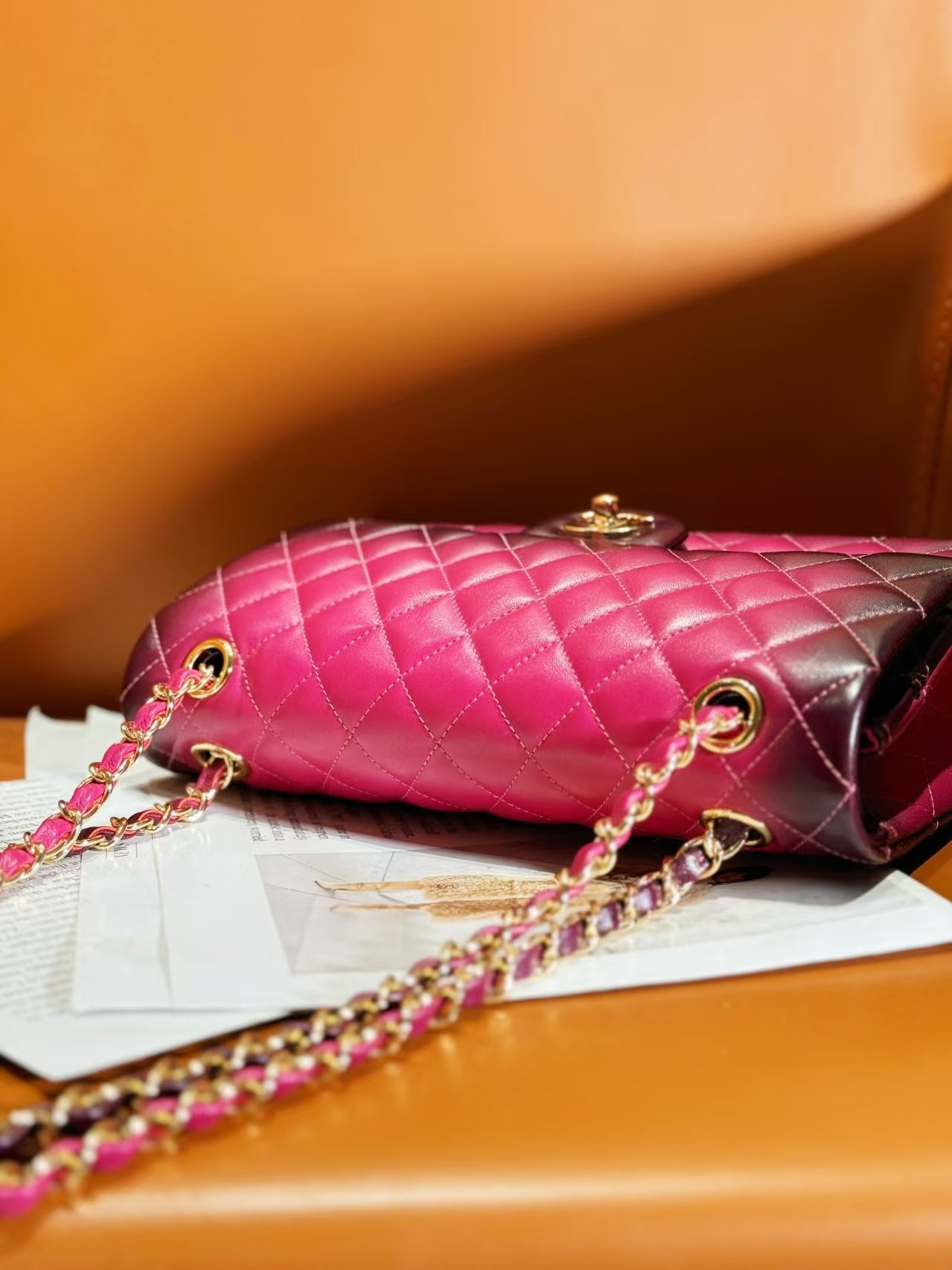 Ch*el flap bag 25.5cm