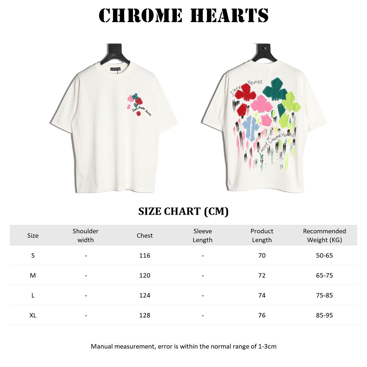 Ch**me He**ts 25SS Short-sleeved T-shirt