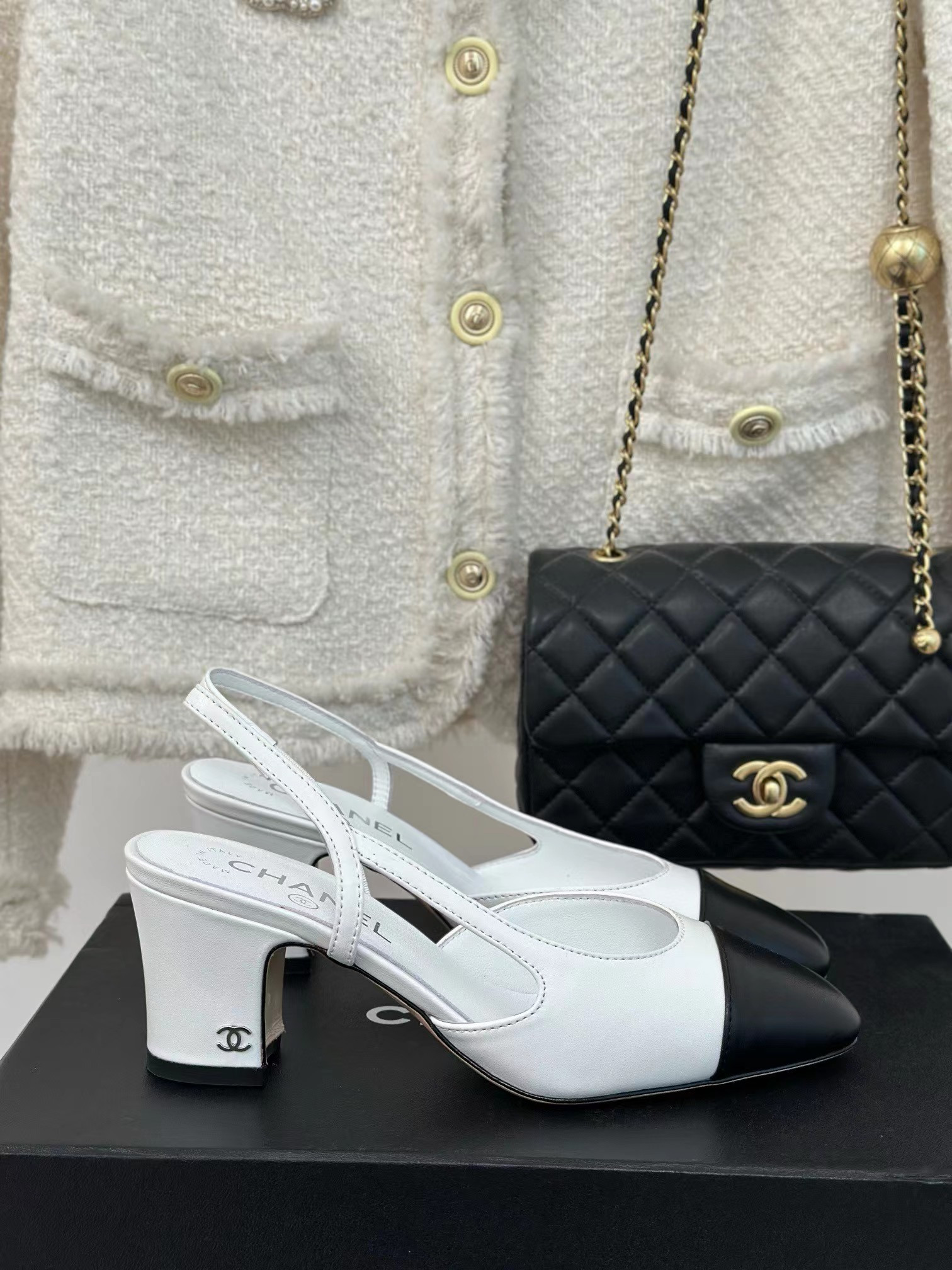 UA Ch*el SLINGBACKS