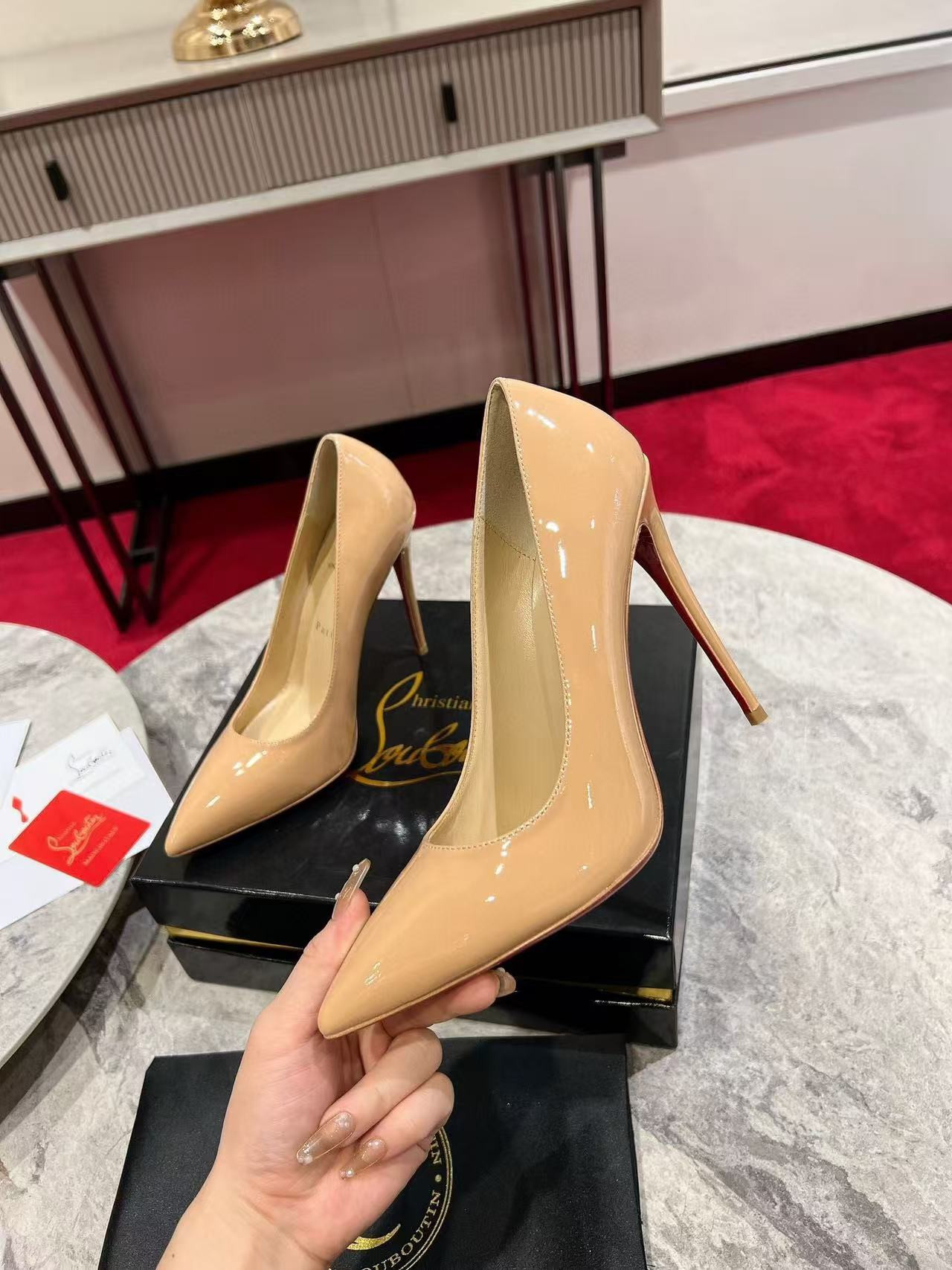 UA Ch**an Louboutin CL red-bottom shoes