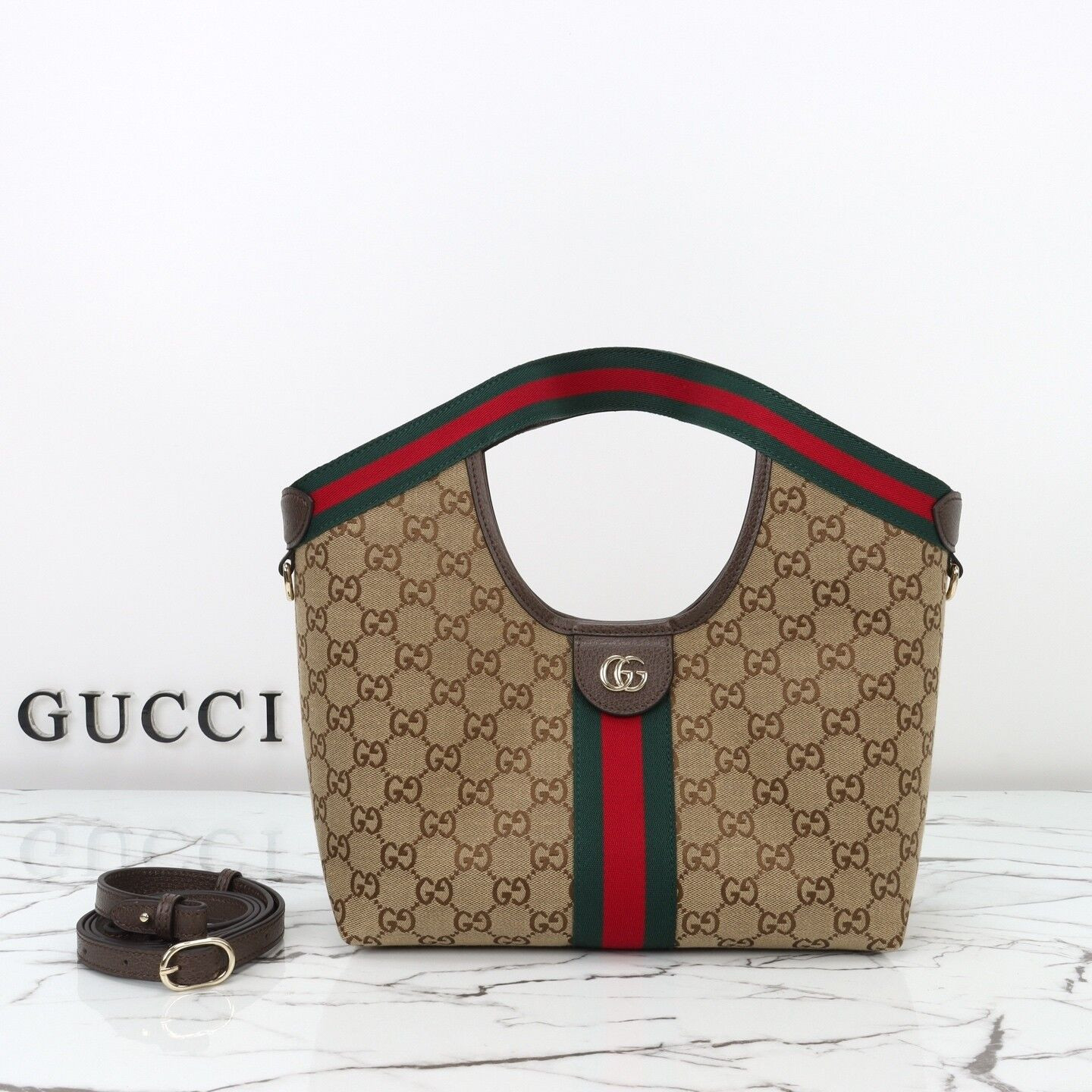 G*u*i Giglio Small Tote Bag 25x20x15cm