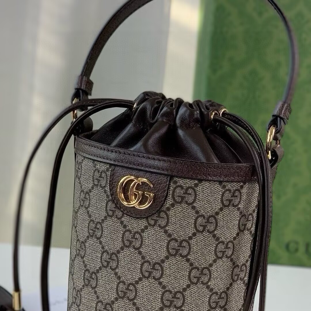 G*u*i Ophidia Mini Bucket Bag 11.5x20x8cm