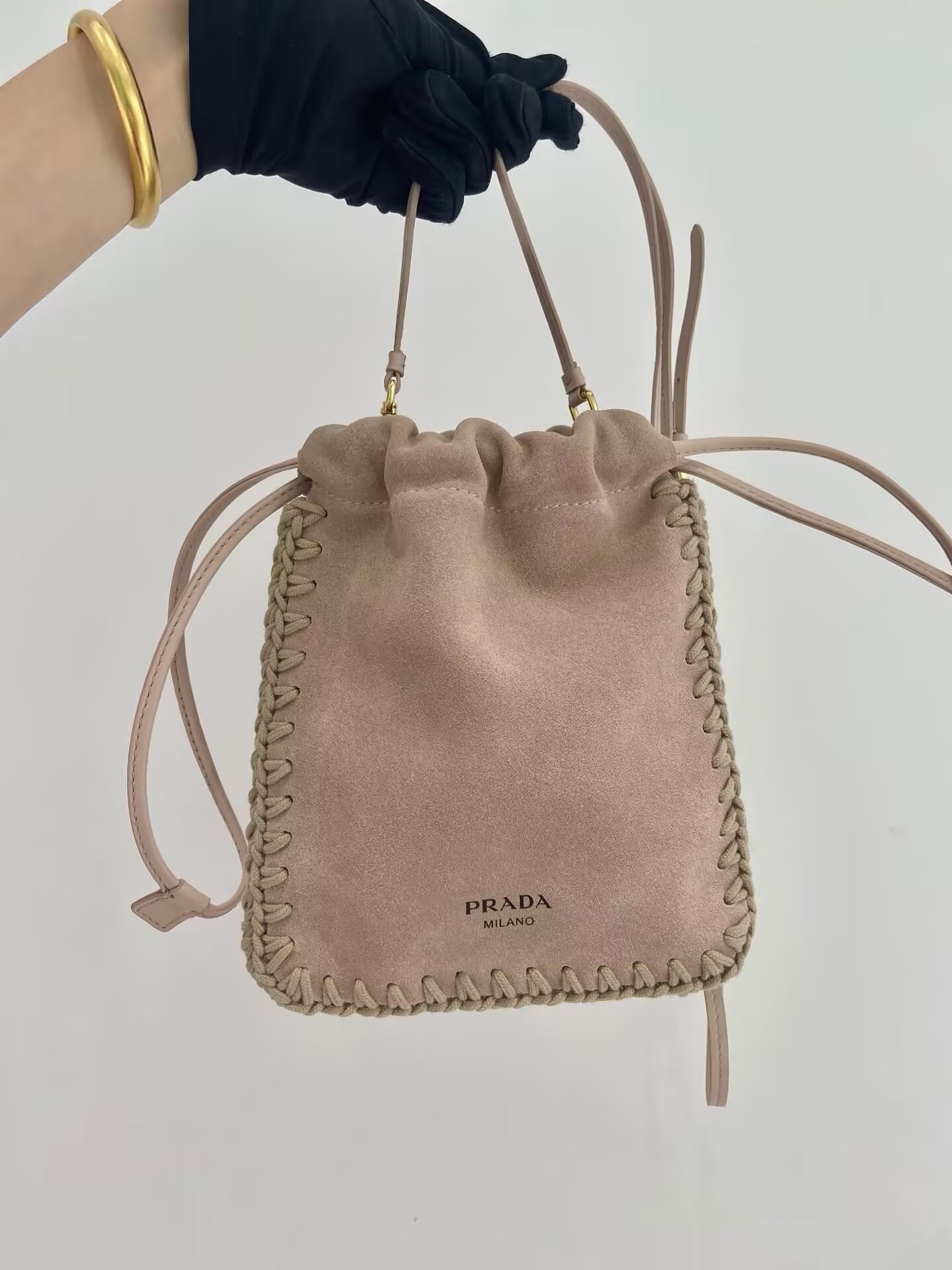 Pra*a suede smartphone case 22x17.5cm