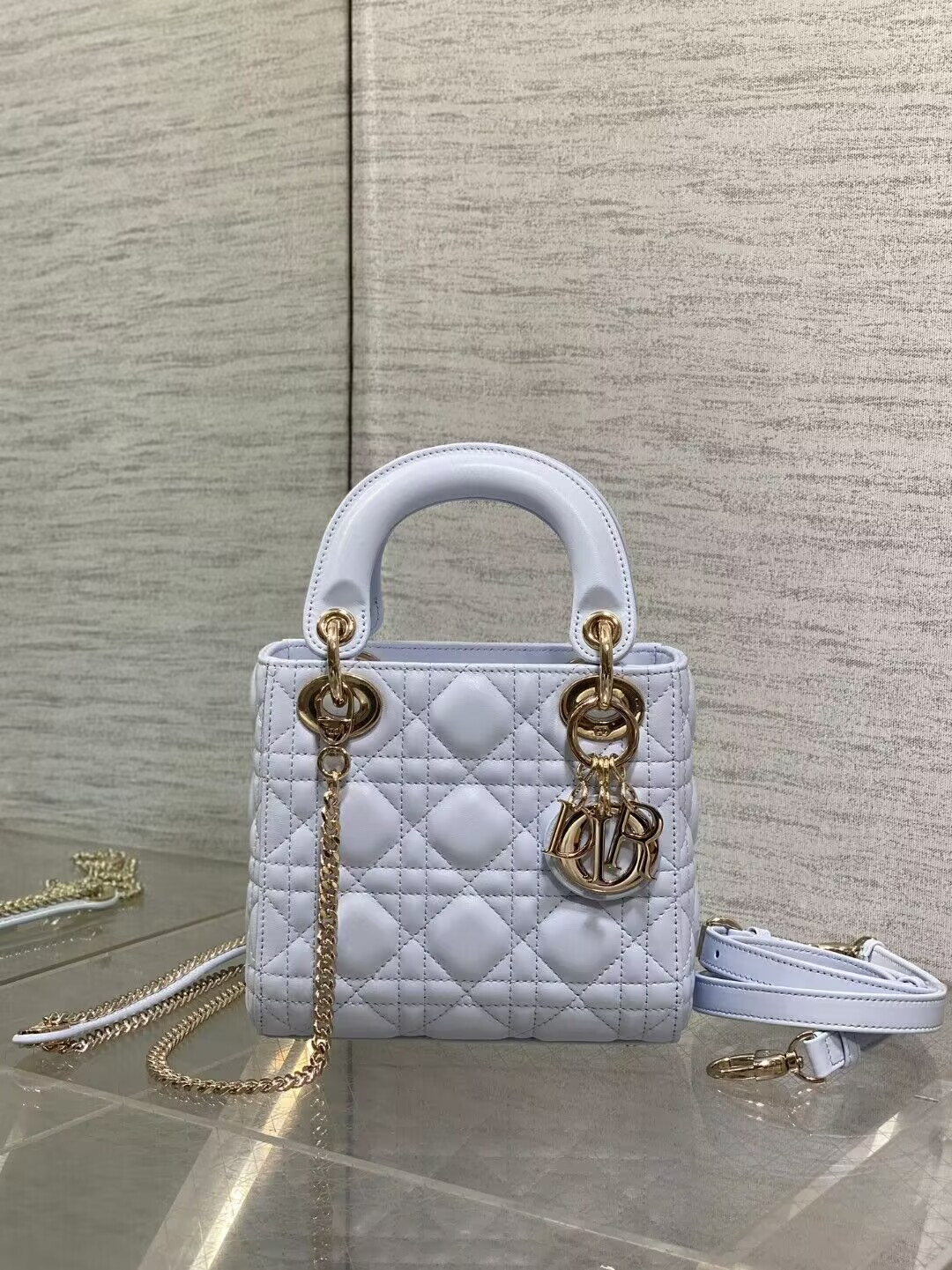 Mini Lady D*0r Bag 17 x 15 x 7 cm