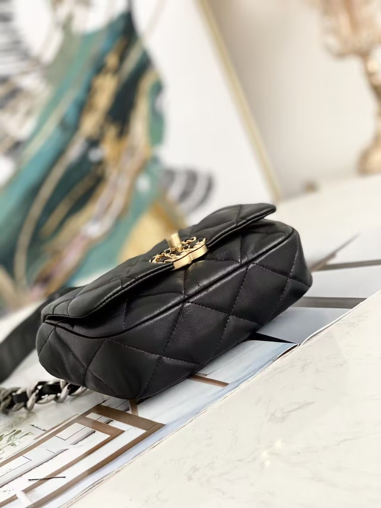 Ch*el 19 belt bag 20x10x5.5cm