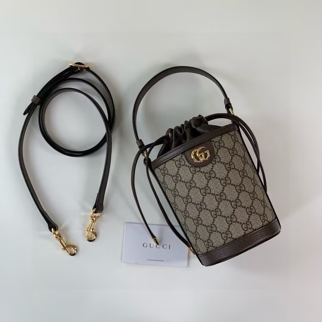 G*u*i Ophidia Mini Bucket Bag 11.5x20x8cm