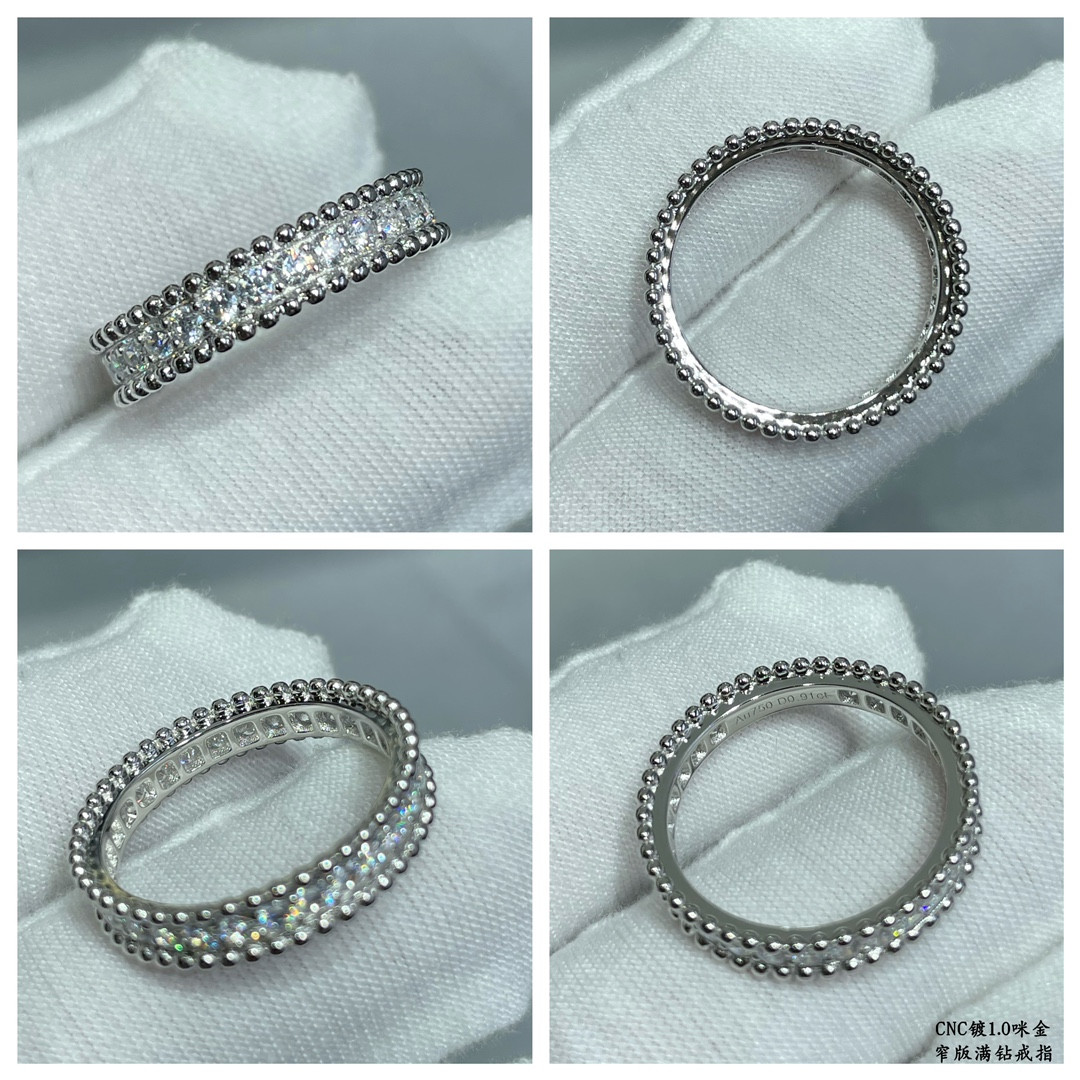 V*N CL*F & Arpels Narrow version with full diamonds Ring