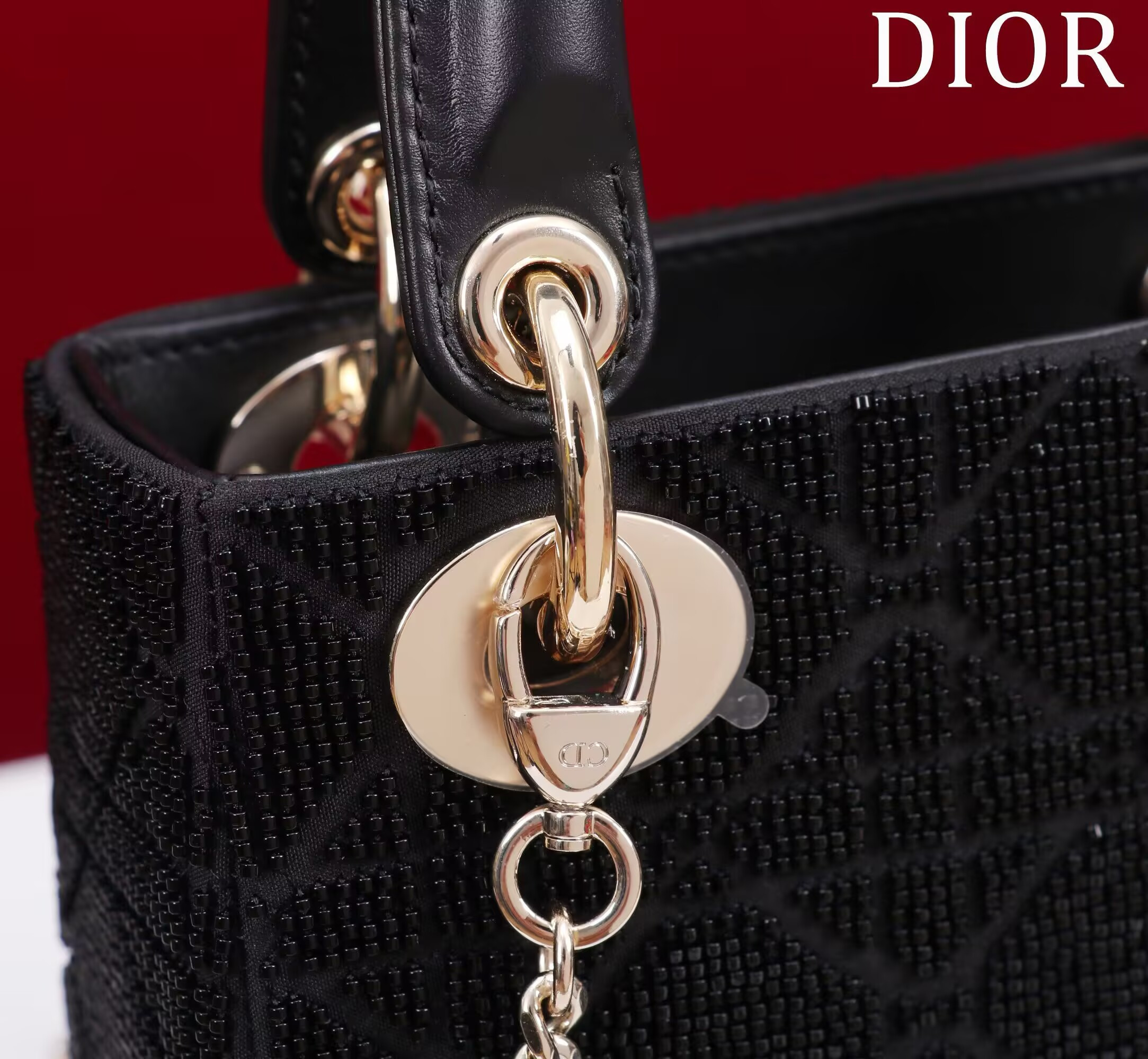 mini lady D*or bag 17x7x15cm