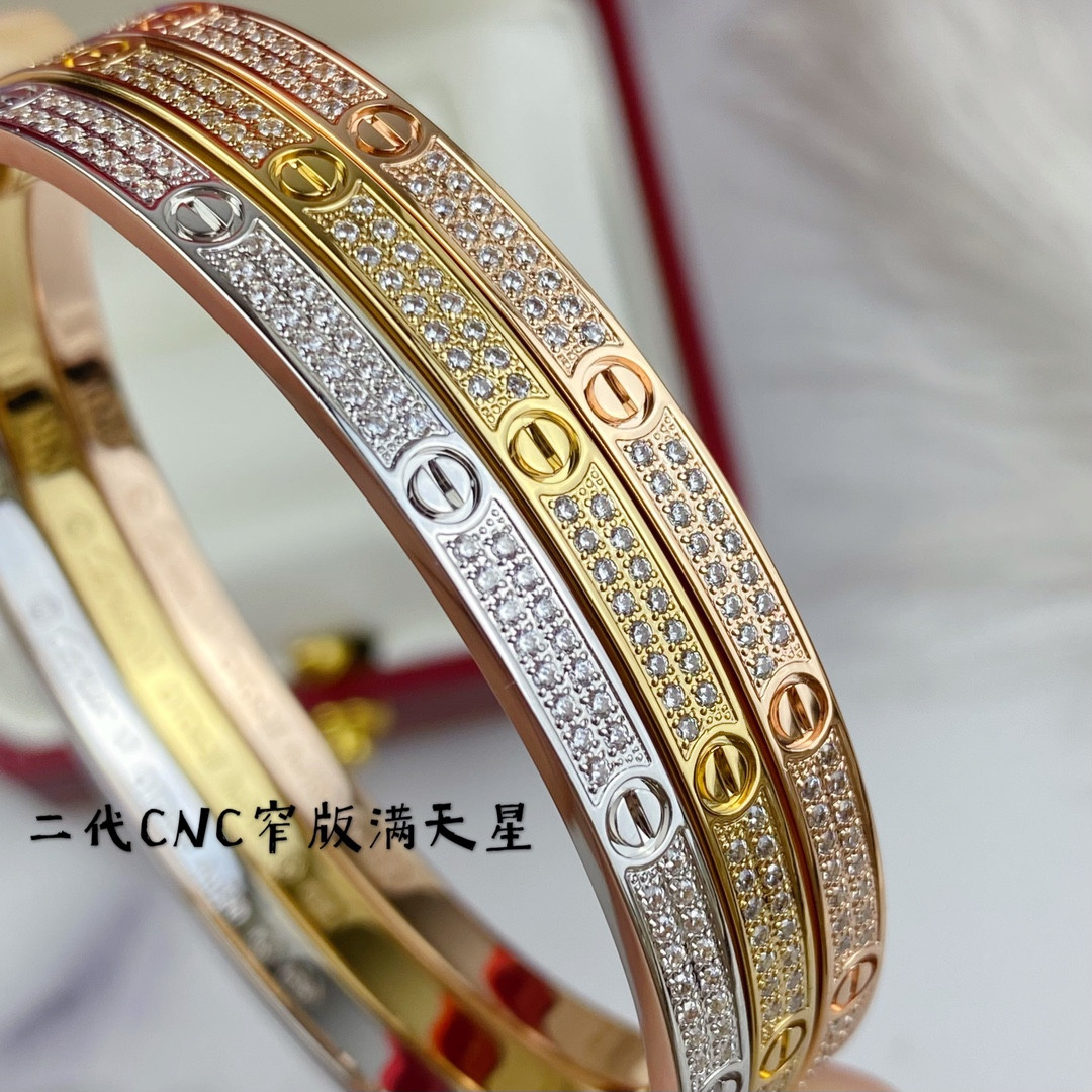 Ca*t*er Narrow Gypsophila Diamond Bracelet(No returns or exchanges accepted)