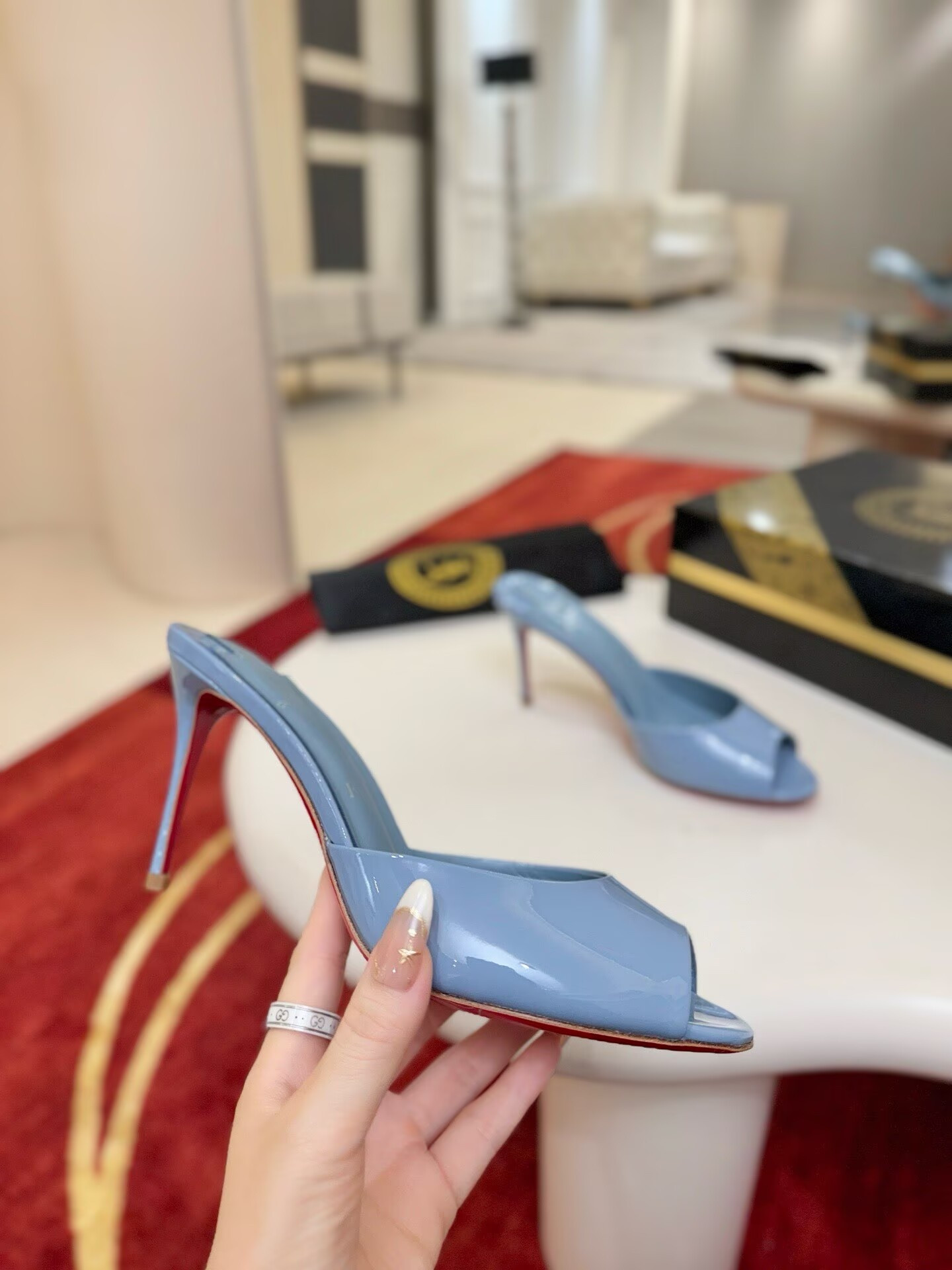 ua Ch**an louboutin me dolly mules