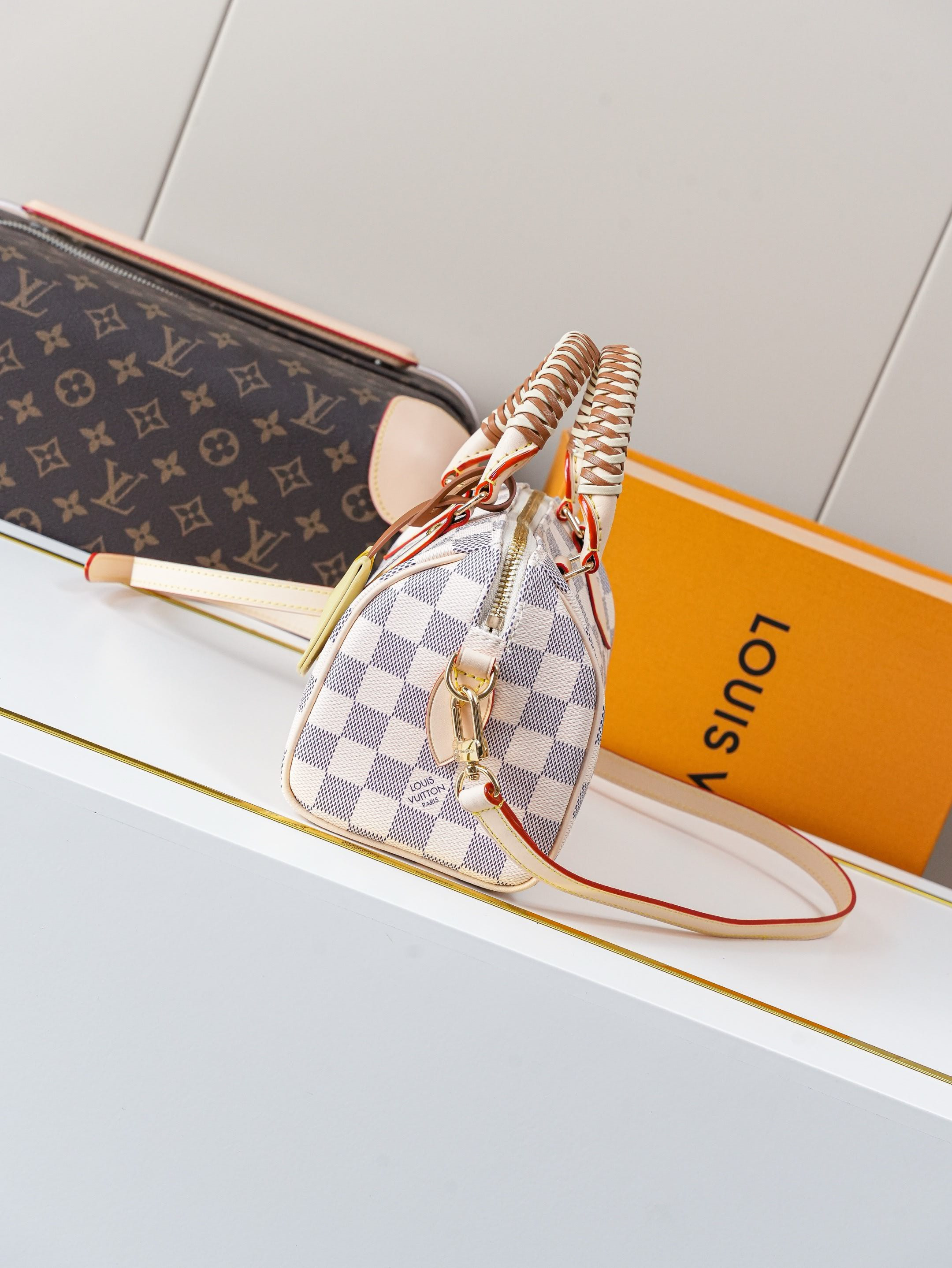 LV Speedy Bandoulière 20 N40950 20.5x13.5x12cm