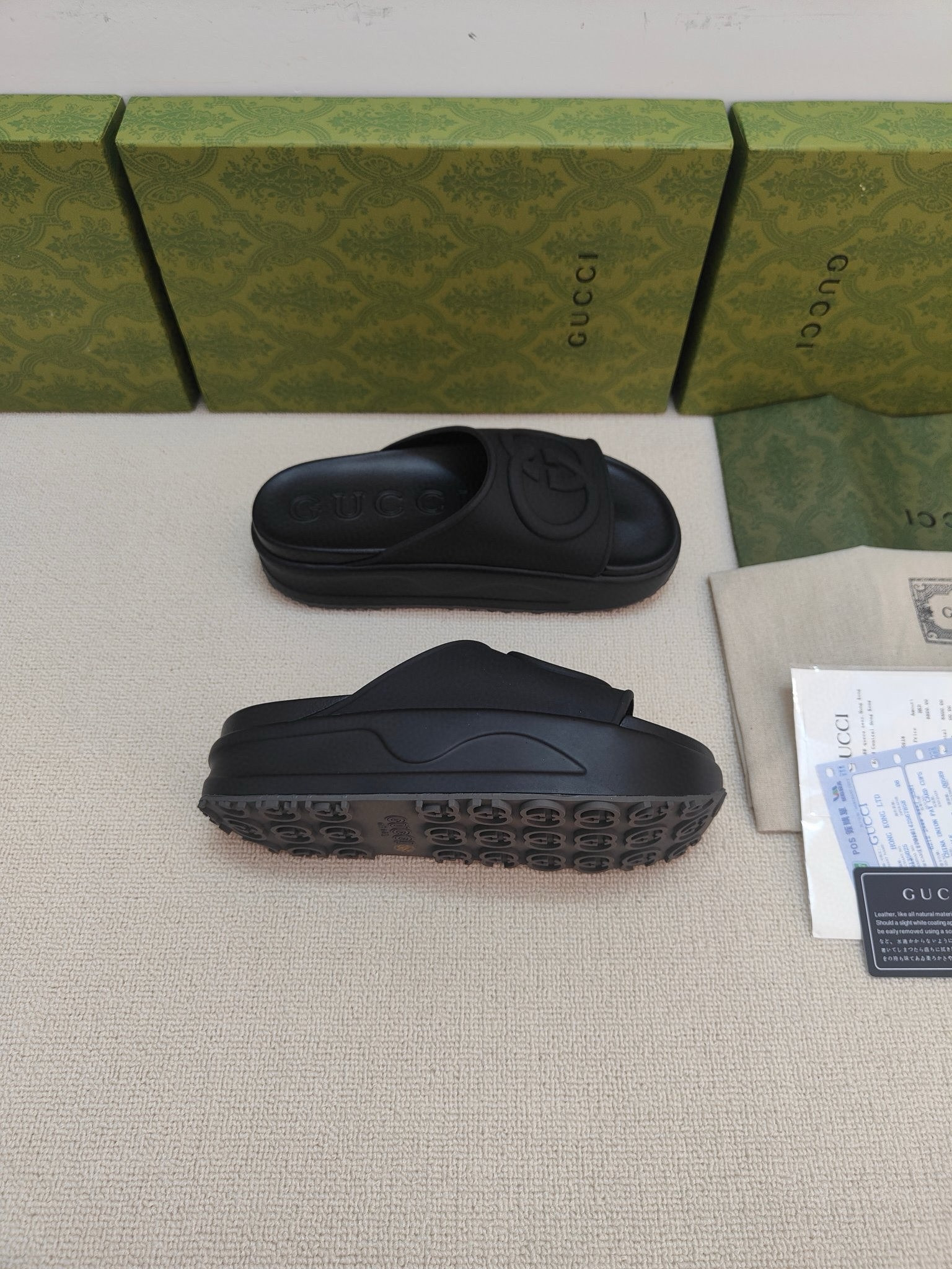UA G*u*i GG Slide Sandal