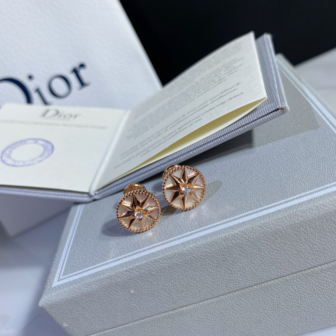 D*0r compass Stud Earrings