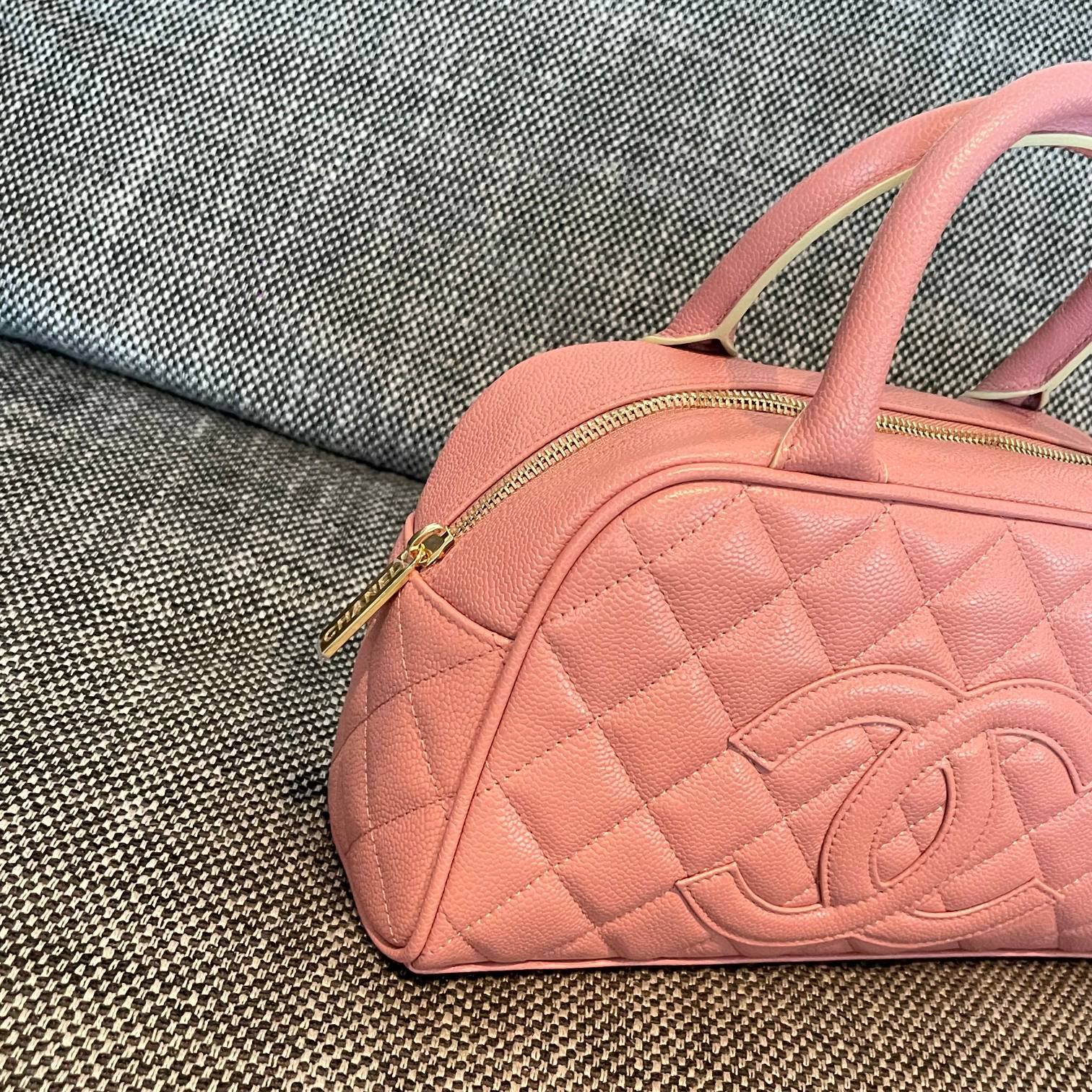 Ch*el bowling bag 29x17x10cm
