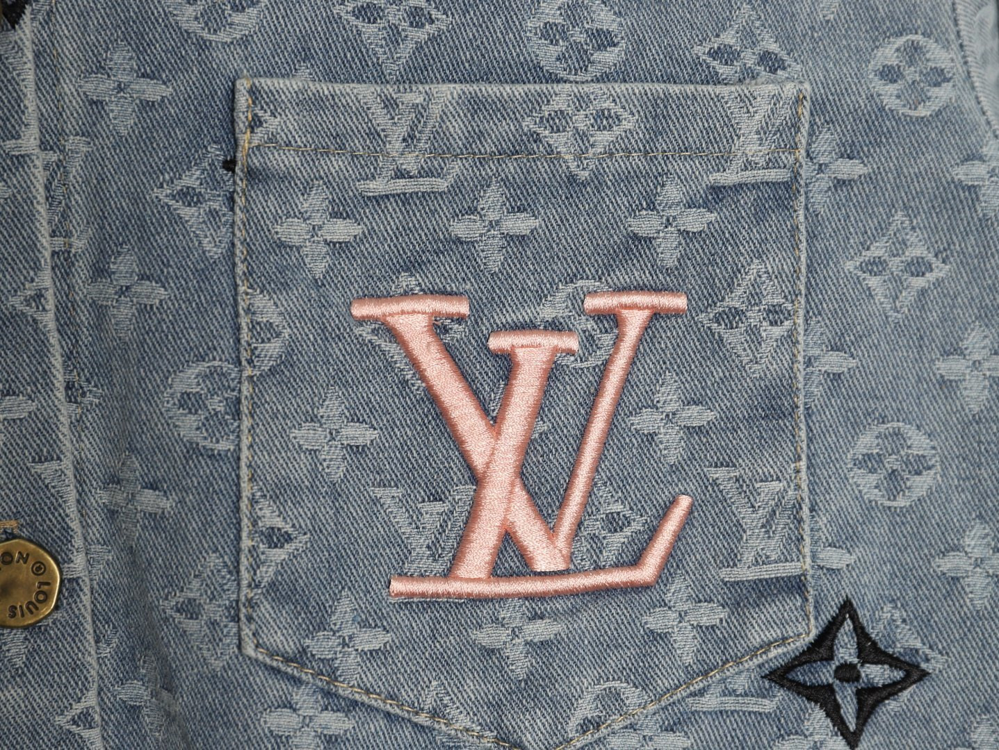 L0*is V*t0n LV Denim Coats