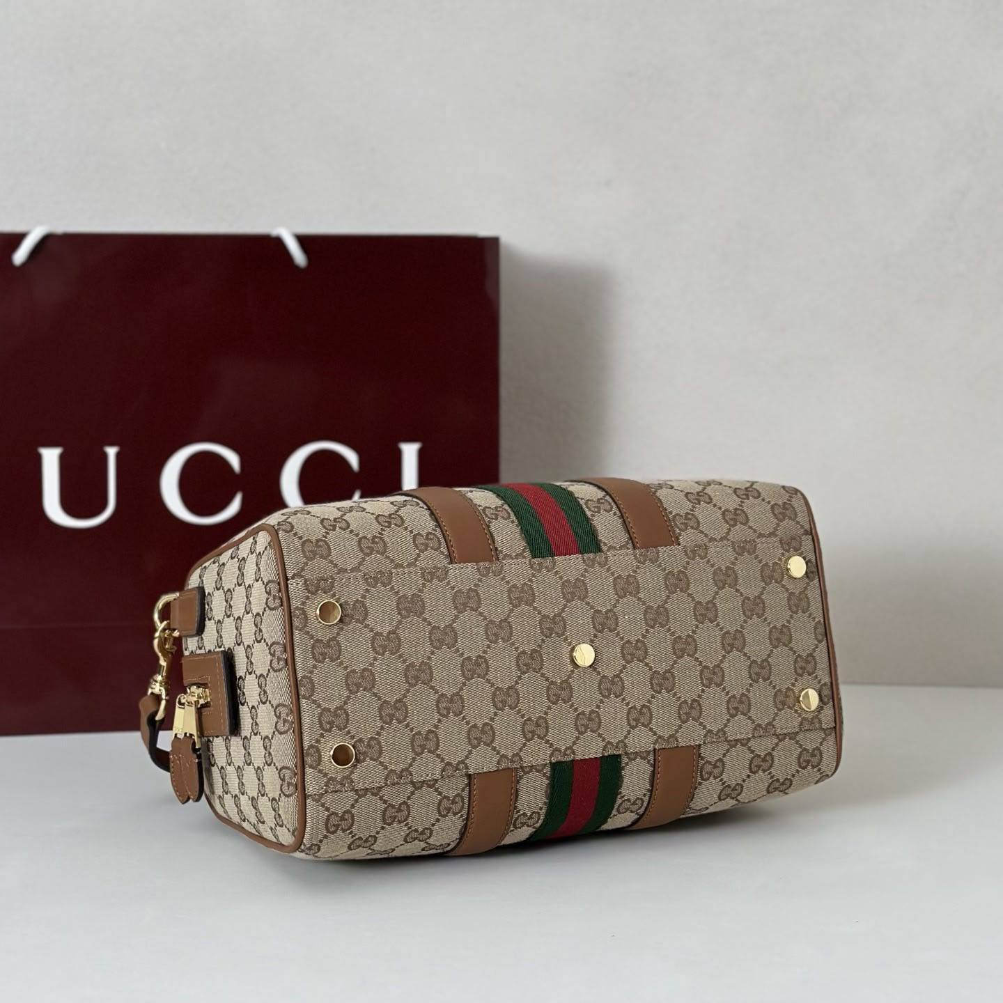 G*u*i ophidia medium boston bag 30x16x20cm