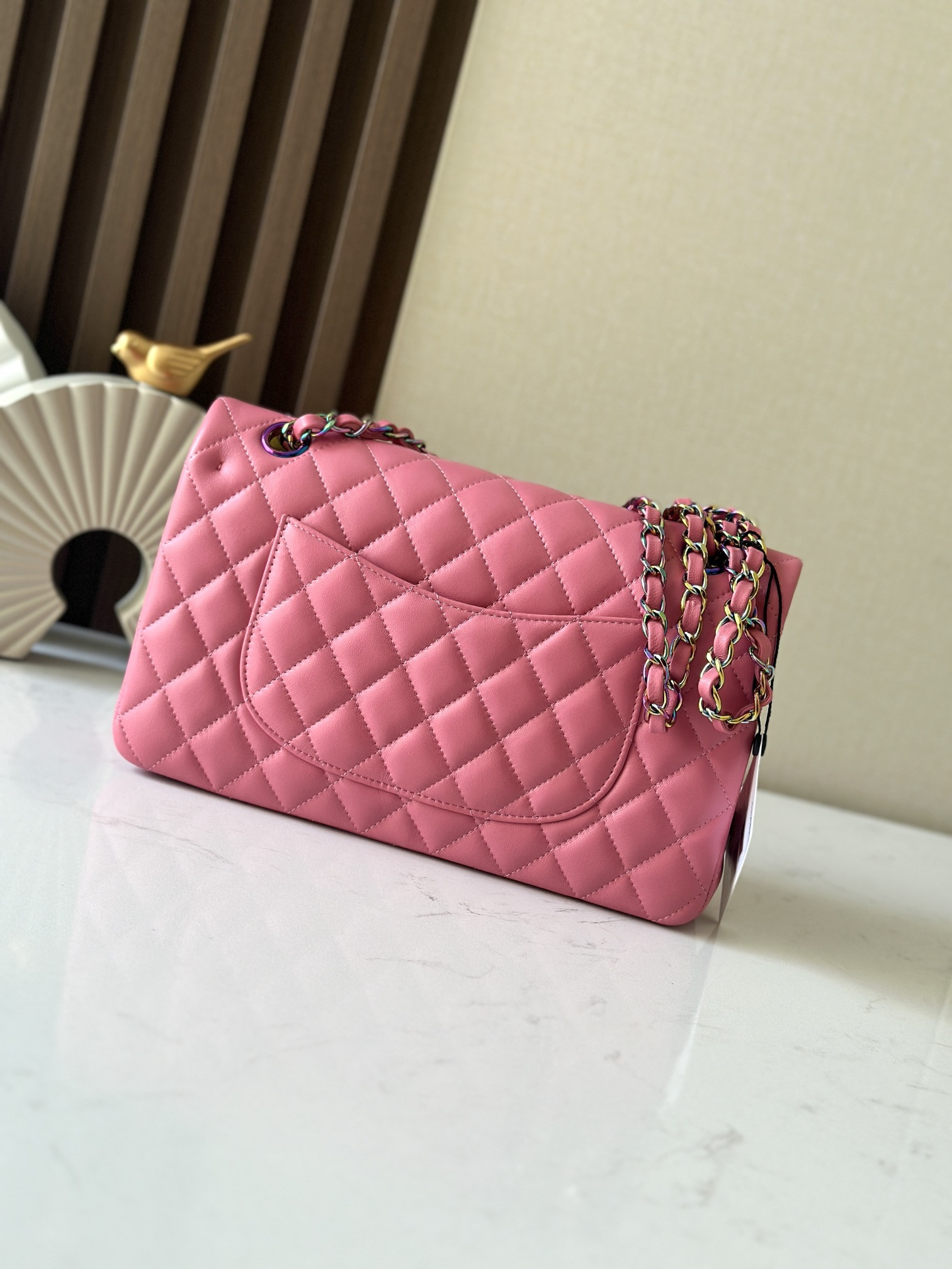 Ch*el classic flap handbag cf 25.5x15x6cm