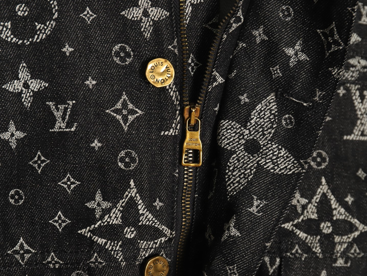L0*is V*t0n LV Denim Coats