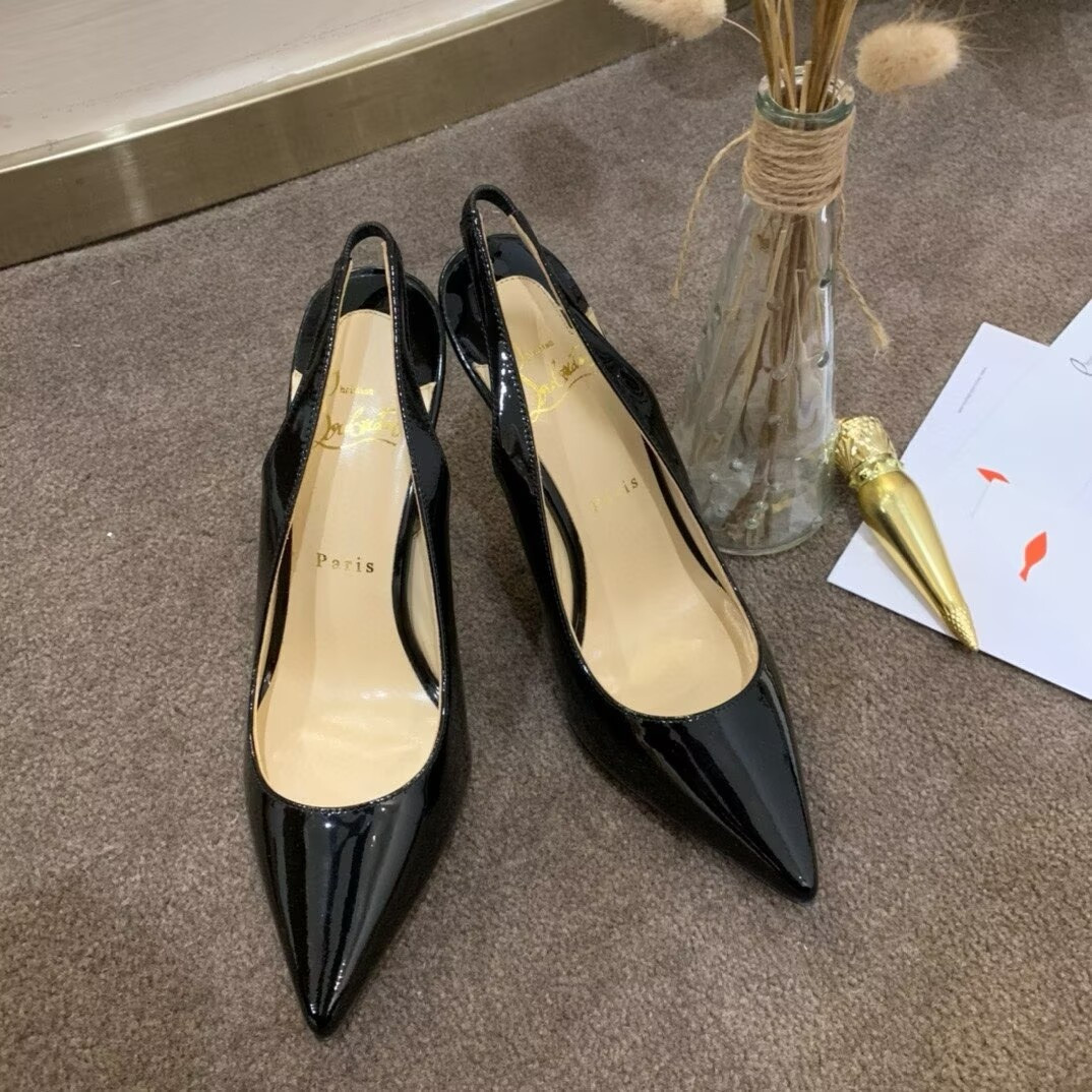 ua ch**an louboutin kate sling 100 mm slingback pumps(cusT0mized, no exchange no return, about 15 days)