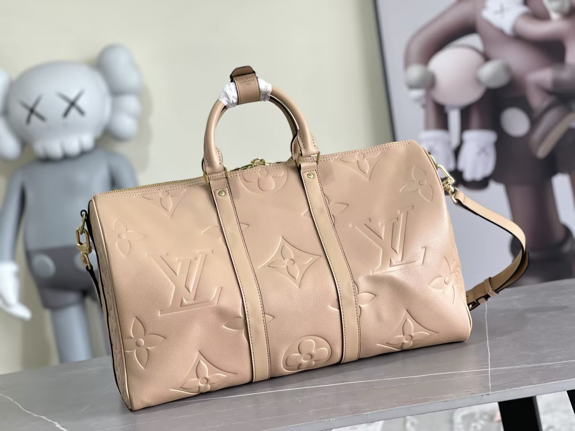 LV KEEPALL BANDOULIÈRE 45 Travel Bag M46114 27x20x45cm