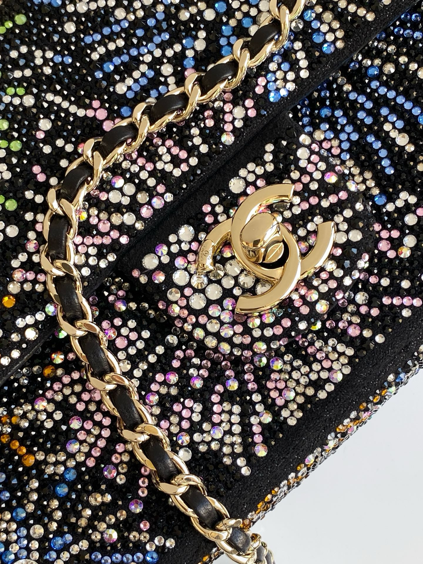 Ch*el evening bag 13x21x8cm