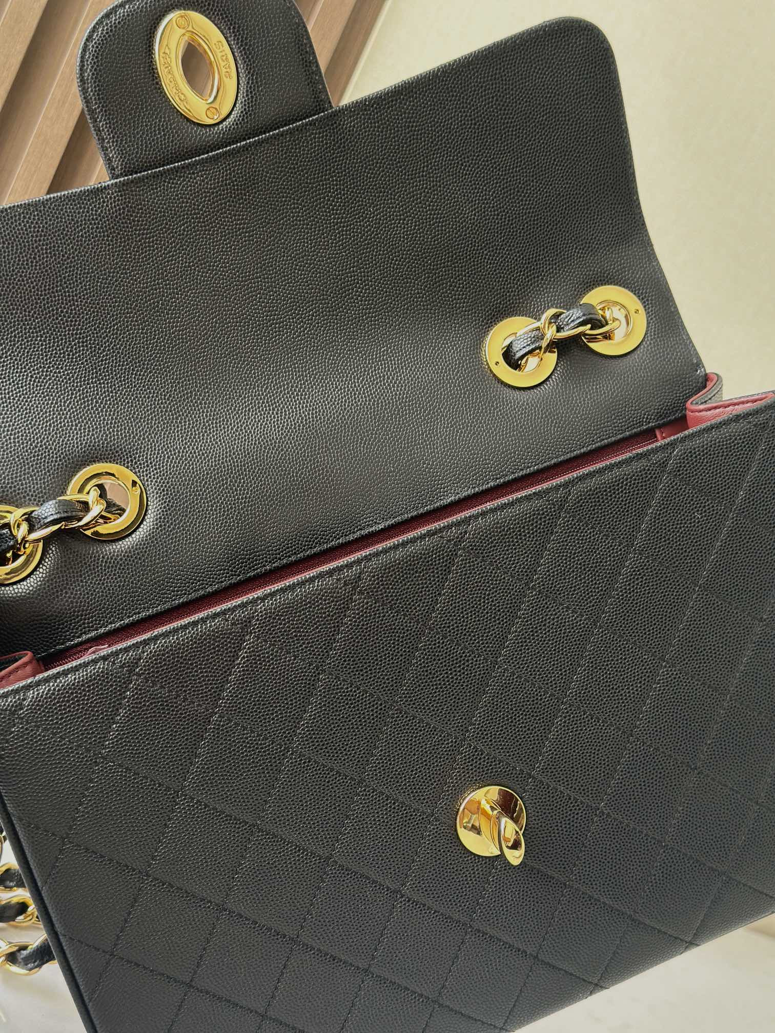 Ch*el flap bag 30x21x8cm