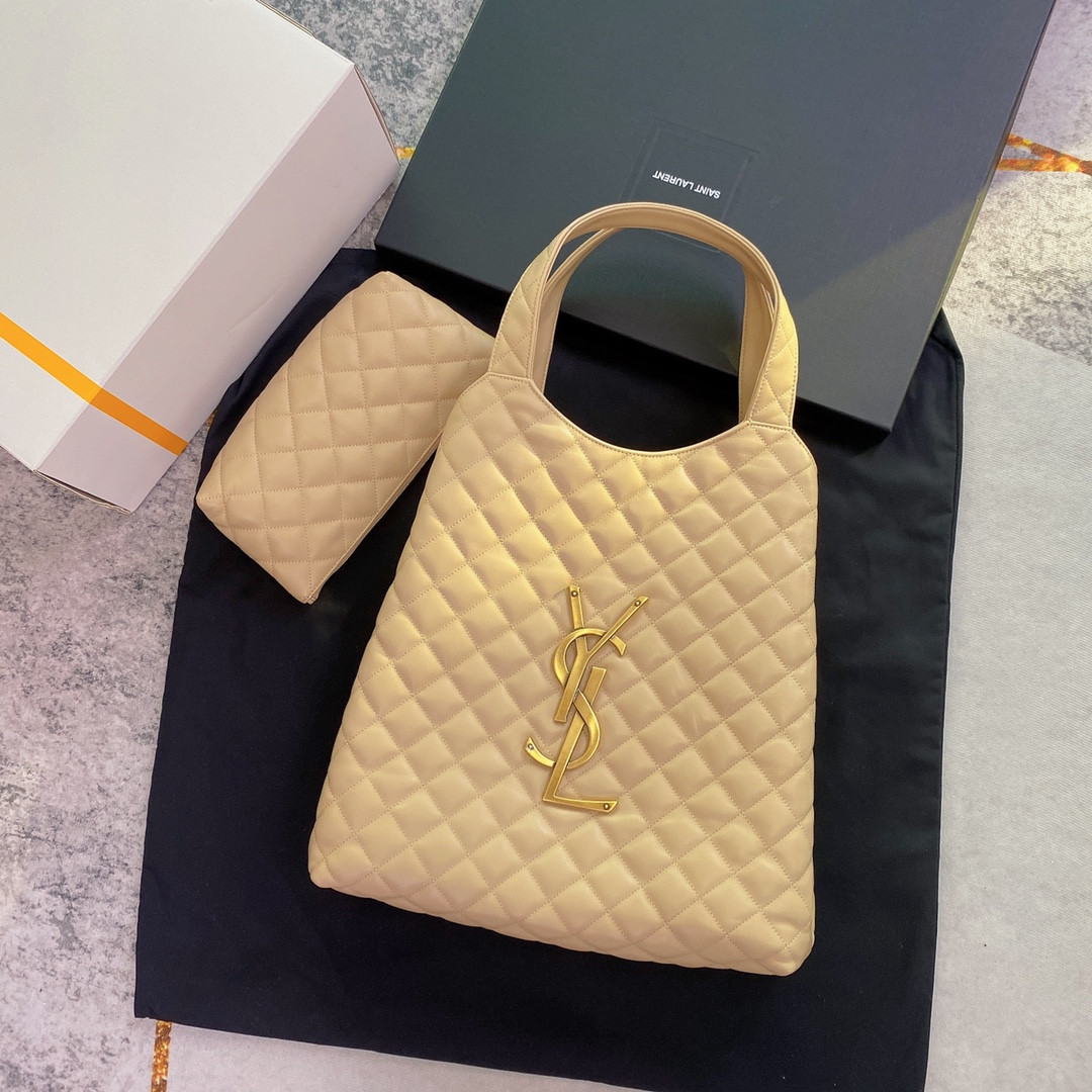 Y*L ICARE MAXI SHOPPING BAG IN QUILTED LAMBSKIN