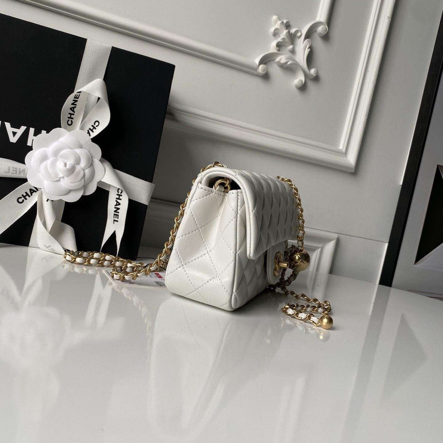Ch*el flap bag as1787 20x13x7cm