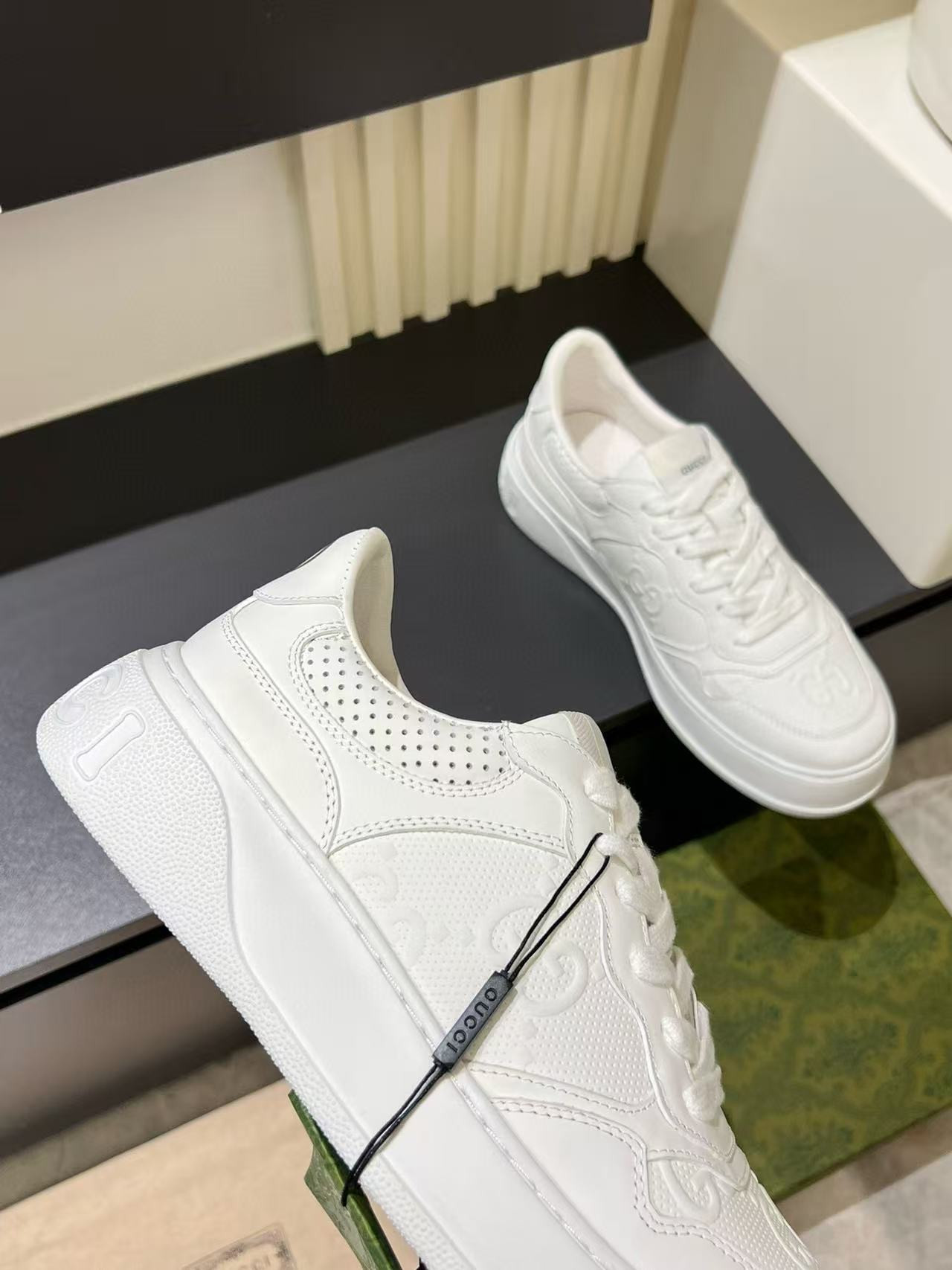 UA G*u*i GG Embossed Sneakers