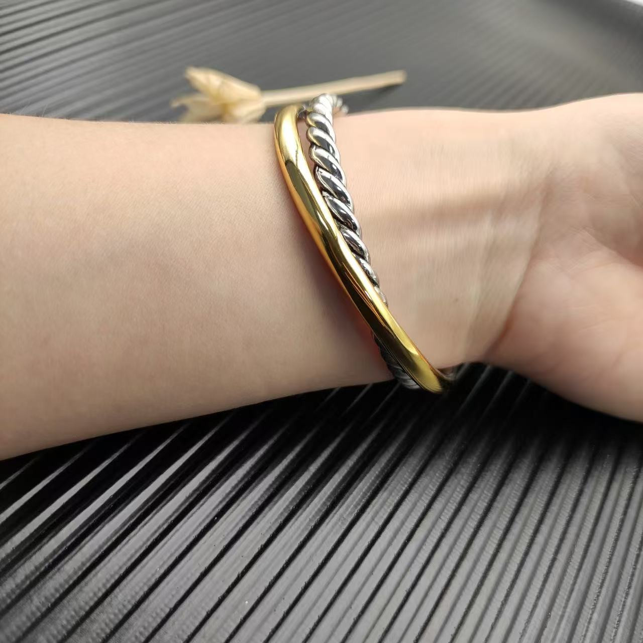 dau1d Yvrm*n 11mm crossover bracelet