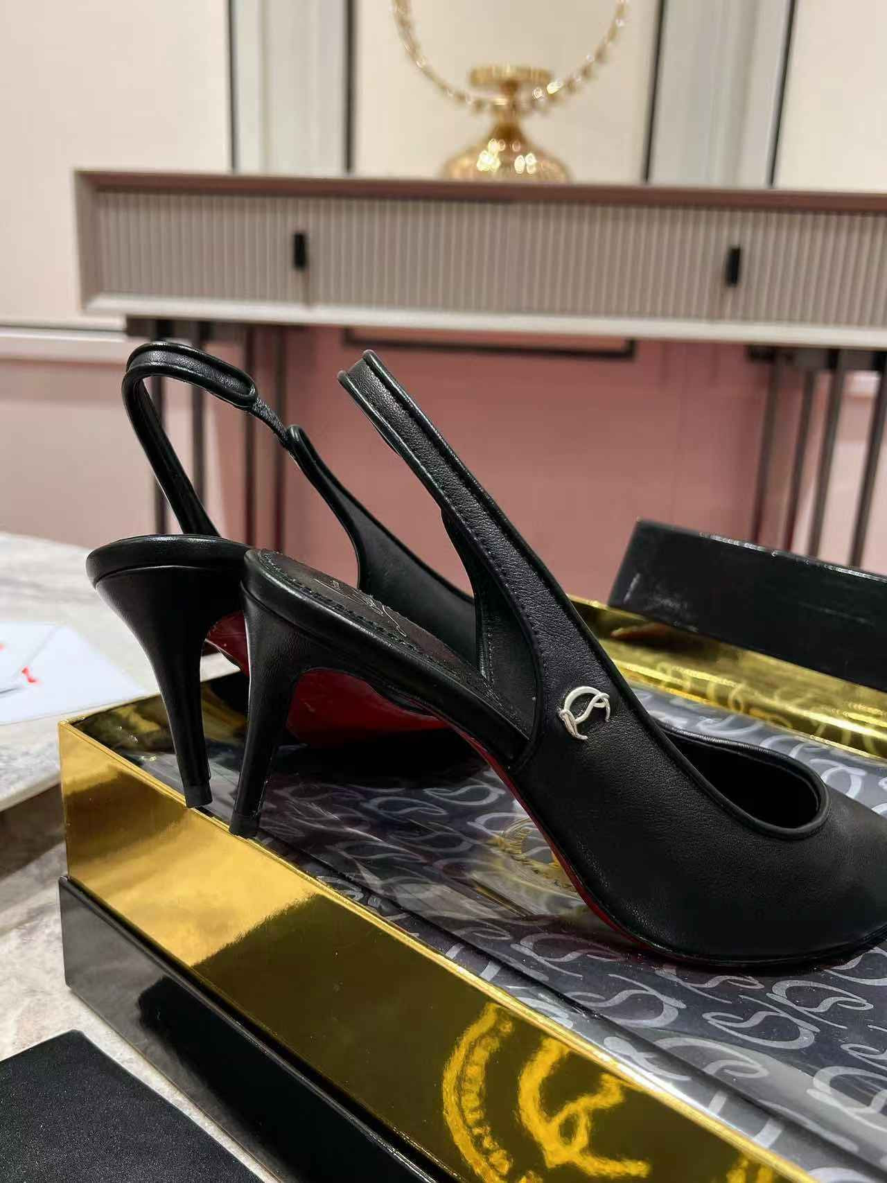 UA Ch**an Louboutin Sporty Kate Sling 65mm