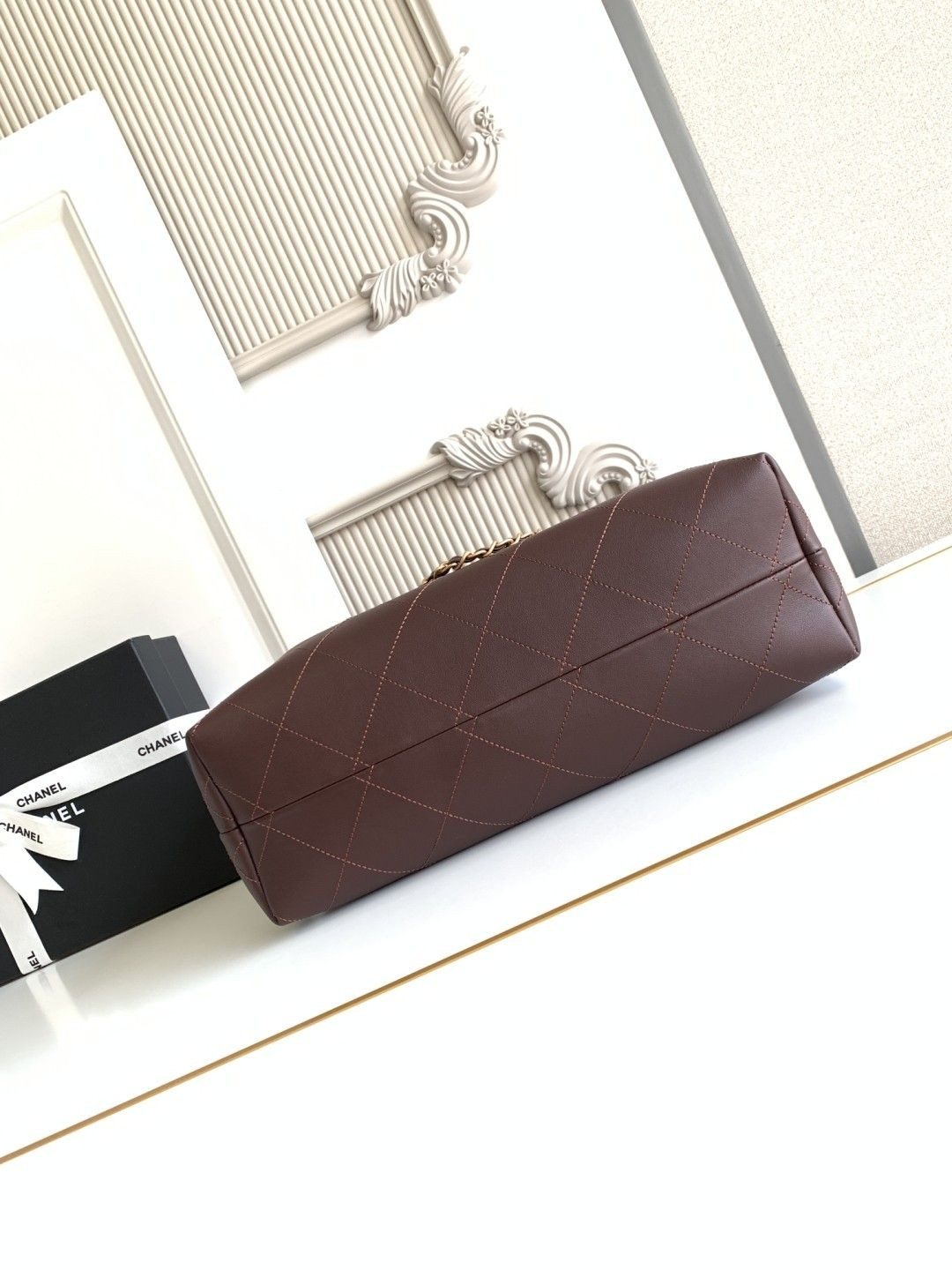 Ch*el small shopping bag as5634 24x36x14cm