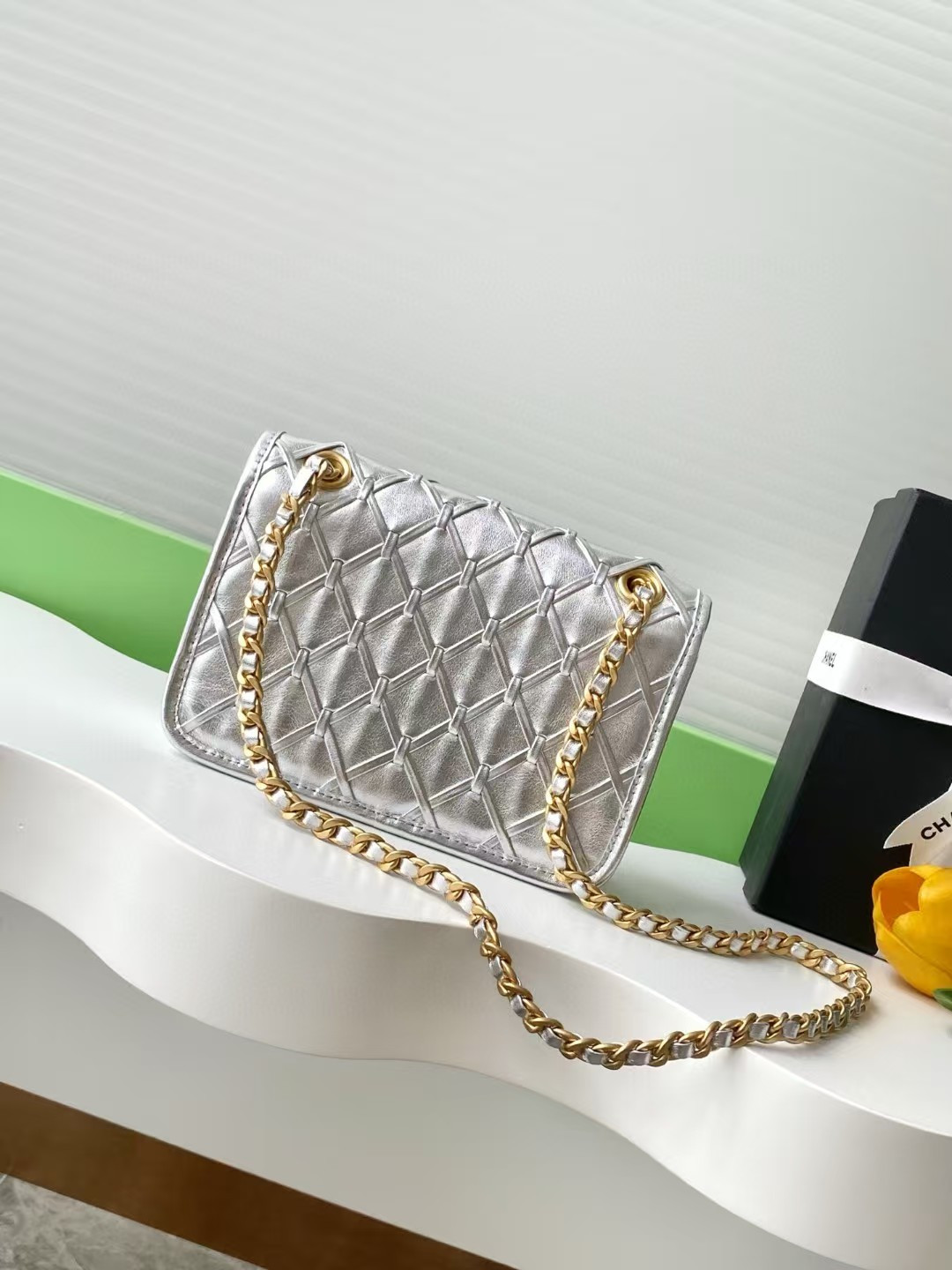 Ch*el Mini Flap Bag 13x19x5.5cm AS4797