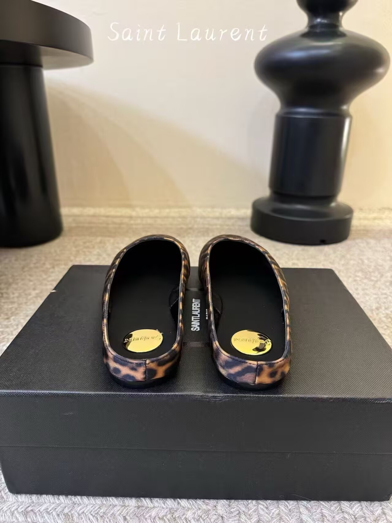 ua Y*L lido slip-on (leopard grosgrain)