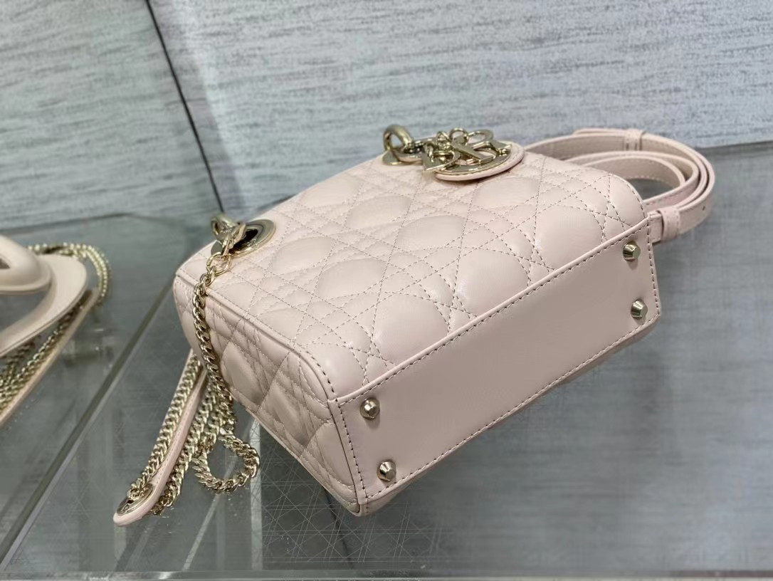 MINI LADY D*0r BAG 6.5 x 6 x 3 inches