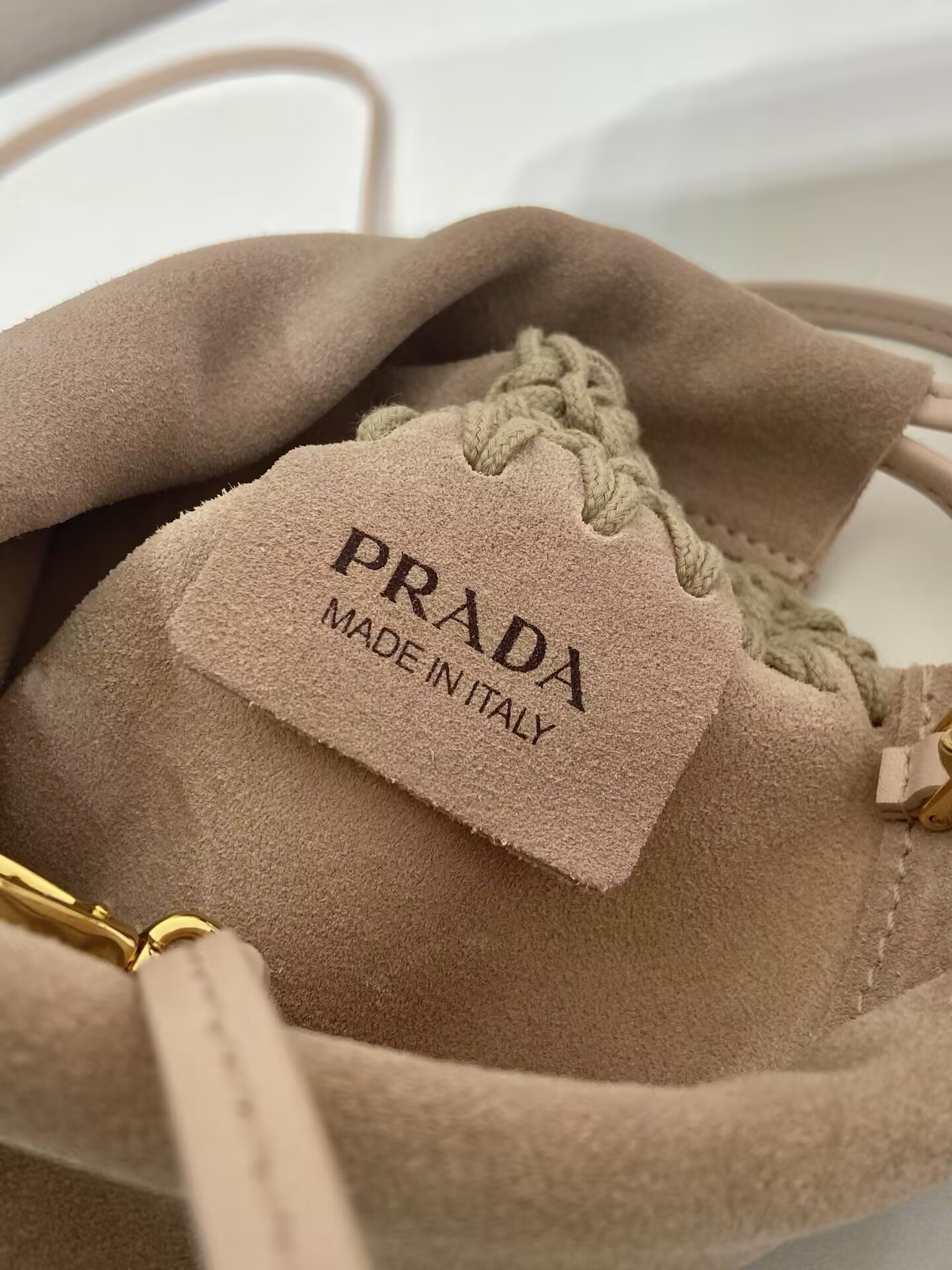 Pra*a suede smartphone case 22x17.5cm