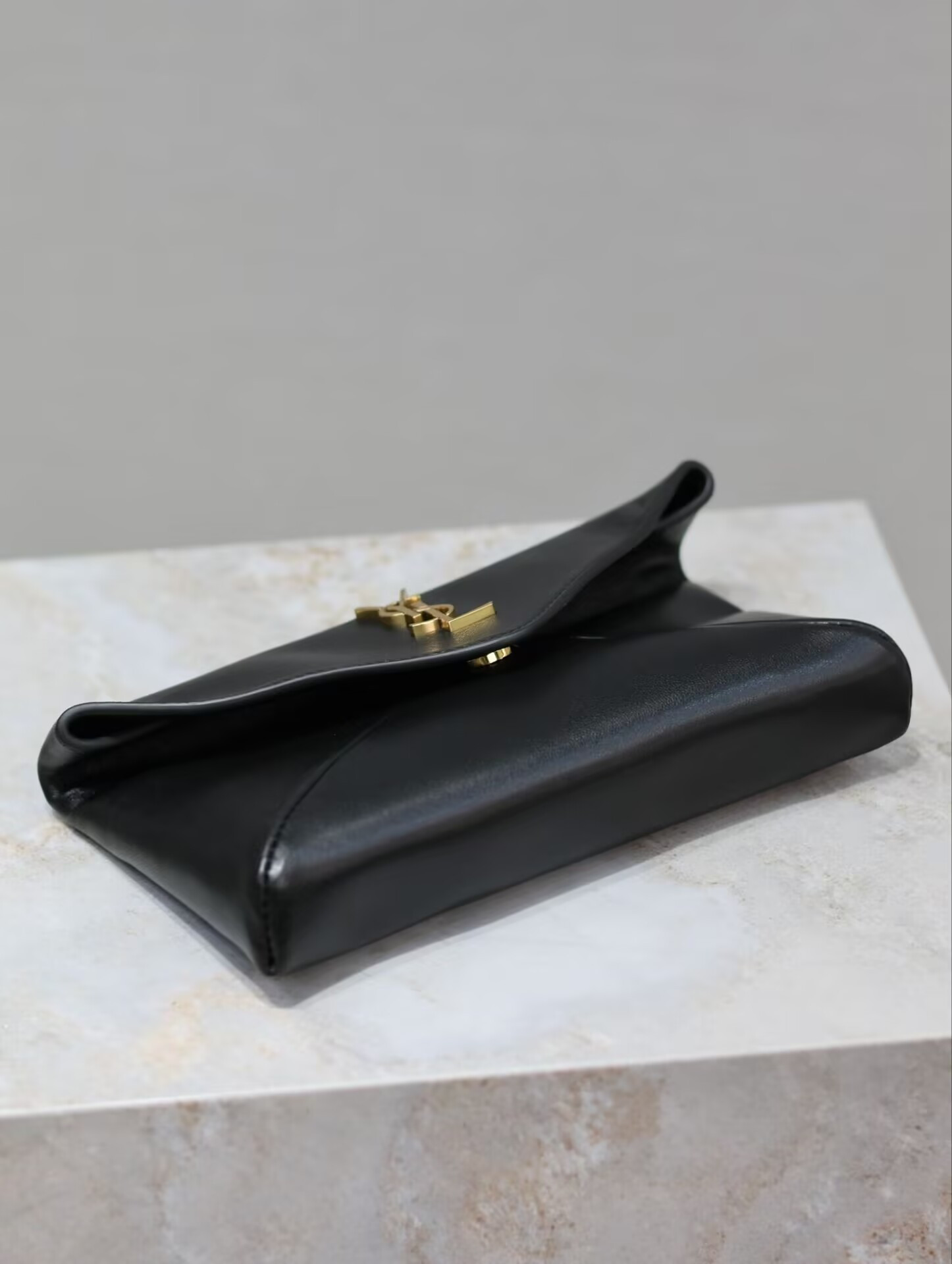 Y*L cassandre small envelope pouch in lambskin 21x14x3cm