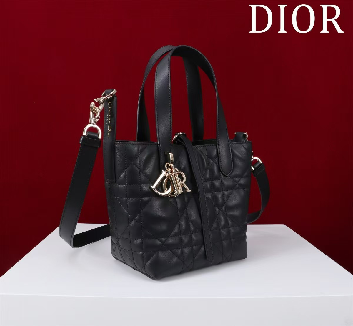 D*0r Small D*0r Toujours Vertical Tote Bag 18.5 x 18.5 x 12 cm