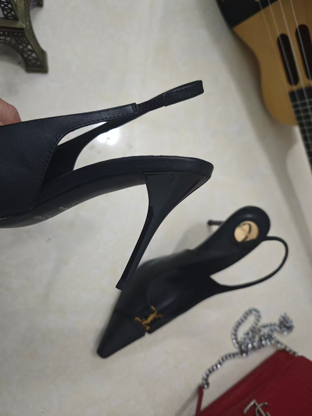 ua y*l Sa**t Lau*nt slingback pumps