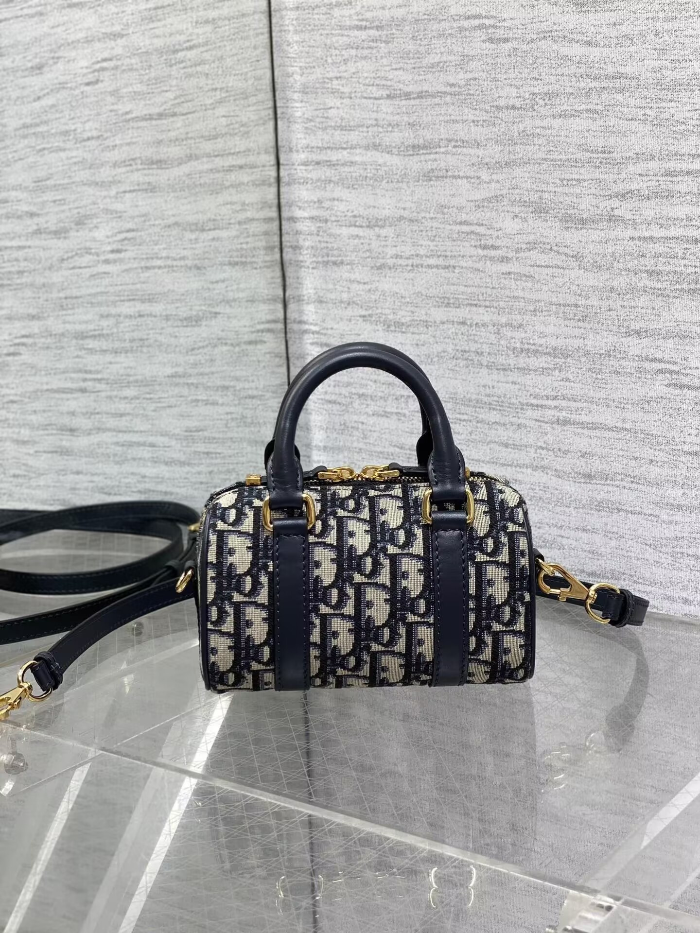 D*0r Groove 17 Bag Blue D*0r Oblique Jacquard 17x10x8cm