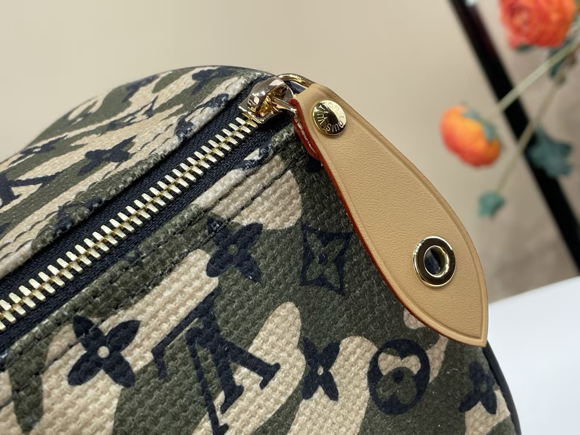 LV x TM Monogramouflage Speedy 35 Bag 35x22x18cm