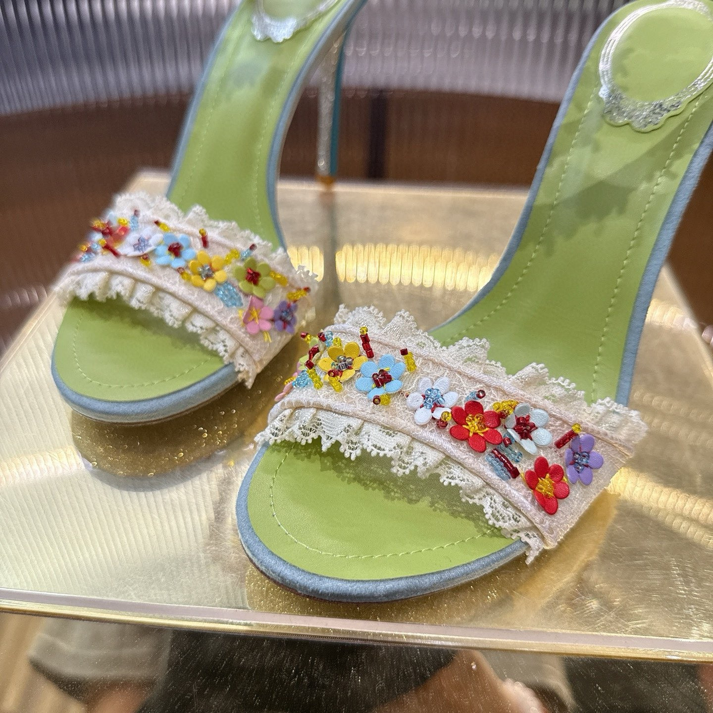 ua renÉ Ca0v1LLa bloom sandal 95mm